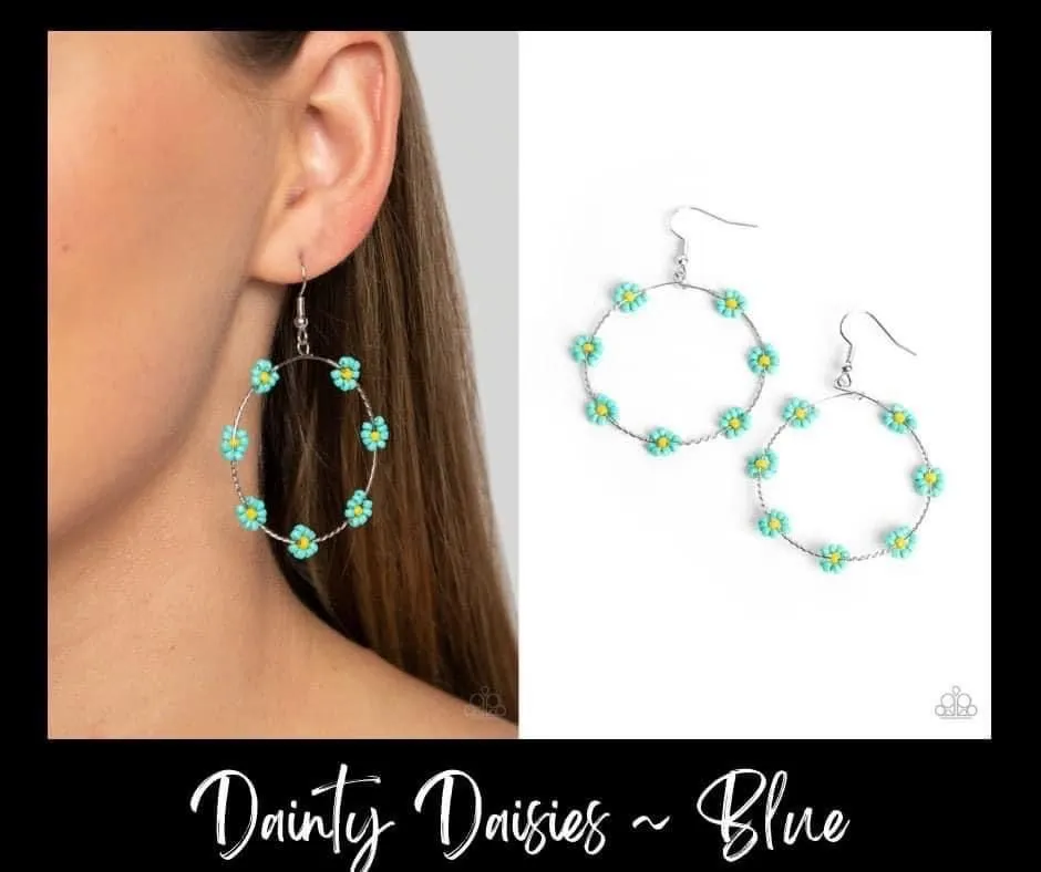 Product image for 9868 Dainty Daises ~ Blue