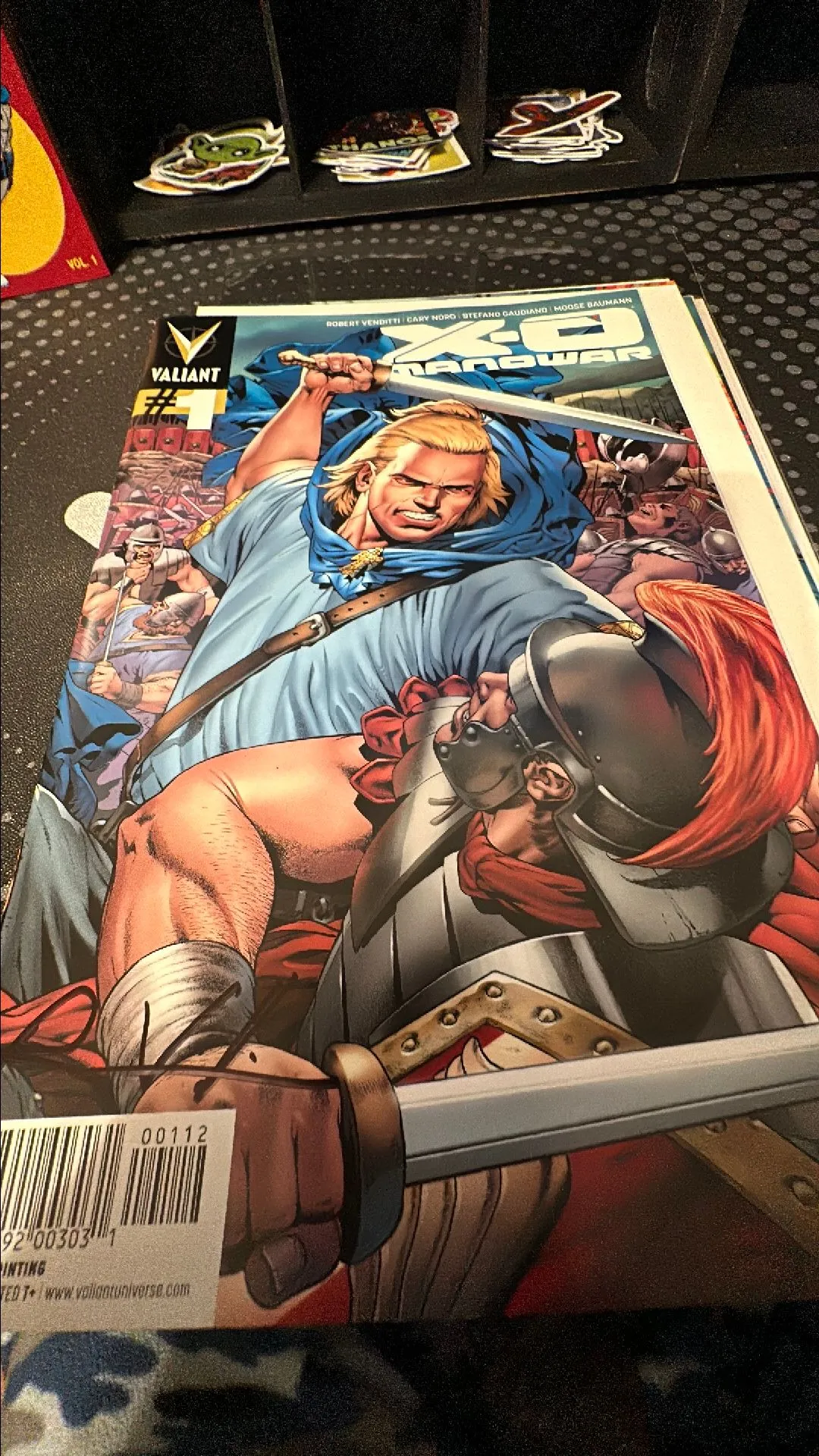 Product image for #🔥  SIGNED WITH COA ~ X-0 MANOWAR #1 2012 ROBERT VENDITTI