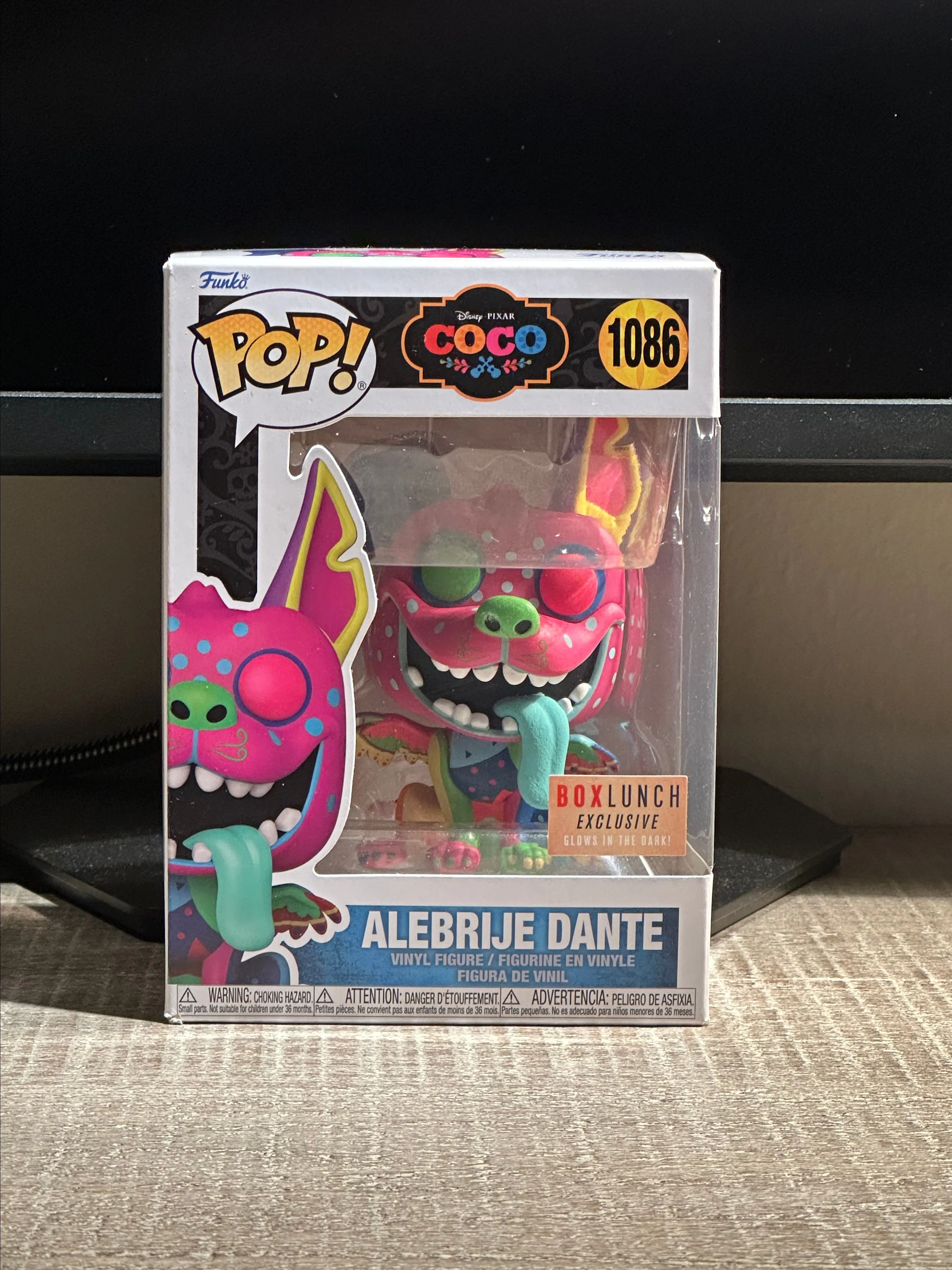 Product image for Alebrije Dante 1086 Glows in the Dark Box Lunch w/ Pop Protector