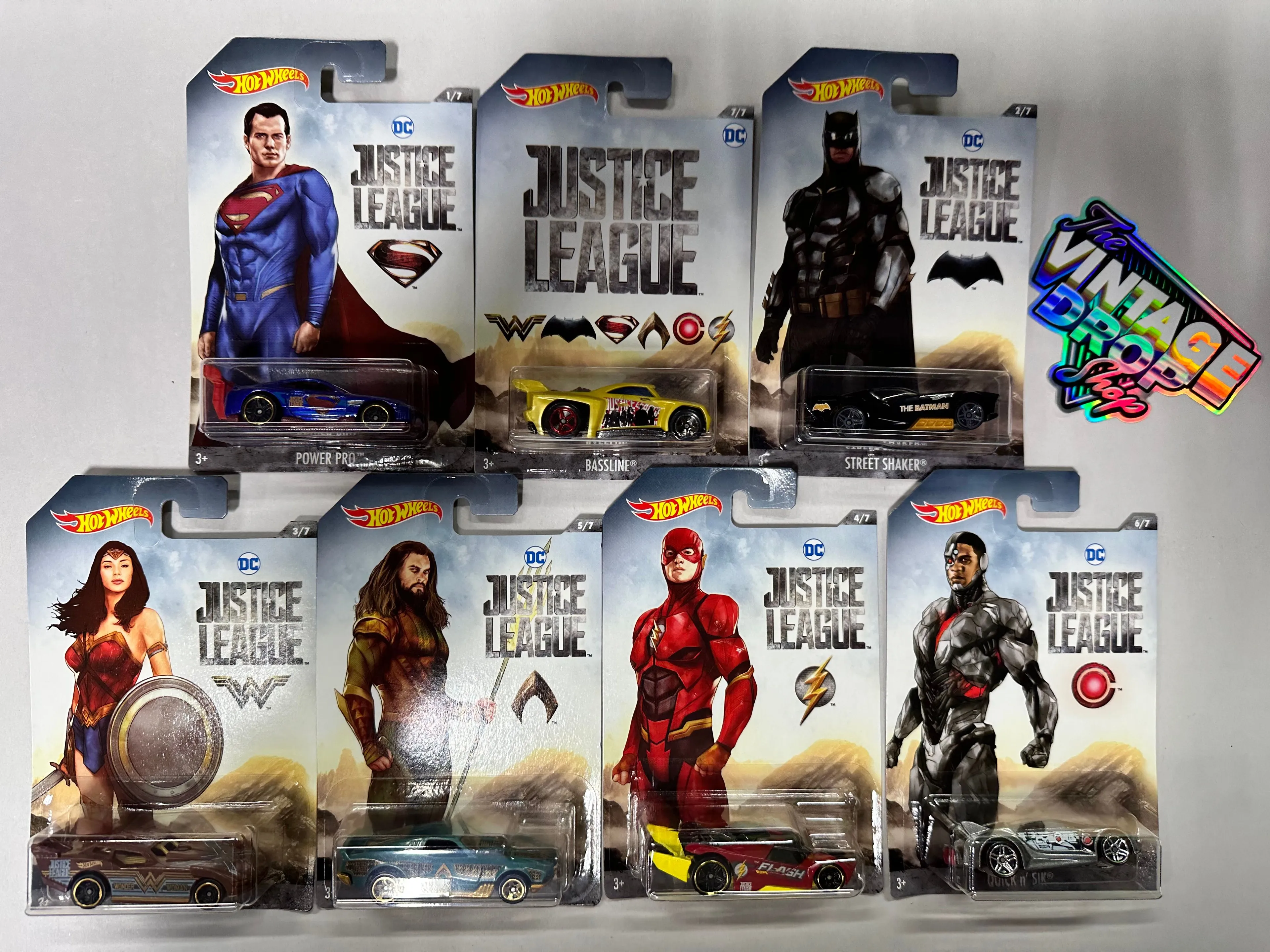 Product image for HOT WHEELS JUSTICE LEAGUE FULL SET