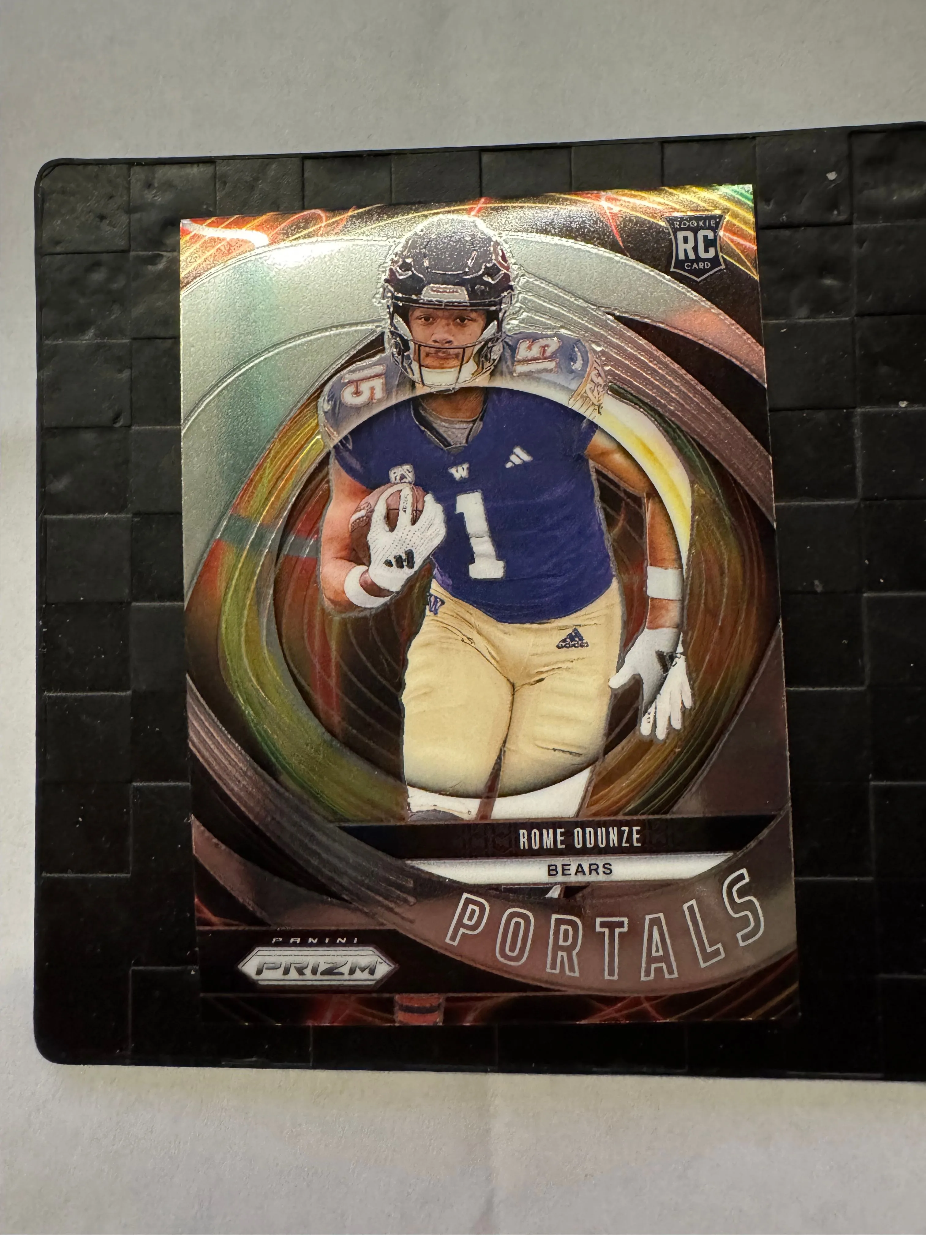 Product image for 2024 Panini Prizm Portals Rome Odzune RC Chicago Bears