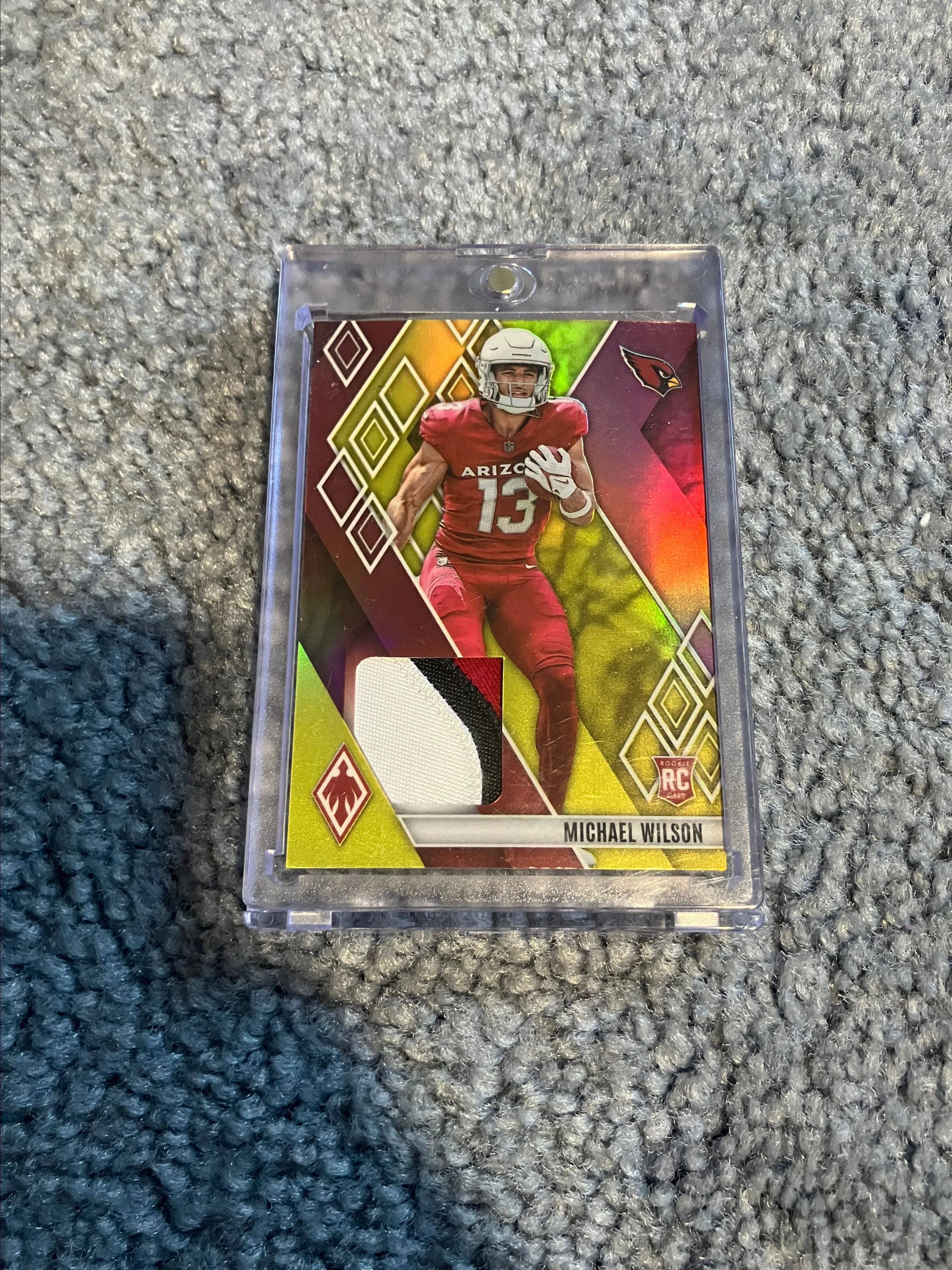 Product image for michael wilson rookie patch gold /50
