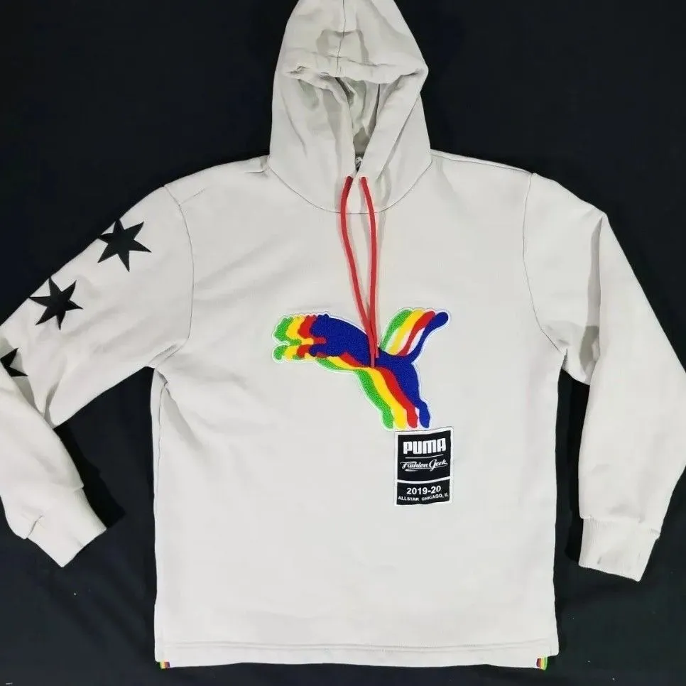 Product image for Puma x Fashion Geek 2019-2020 All Star Game Chicago Grey Pullover Hoodie