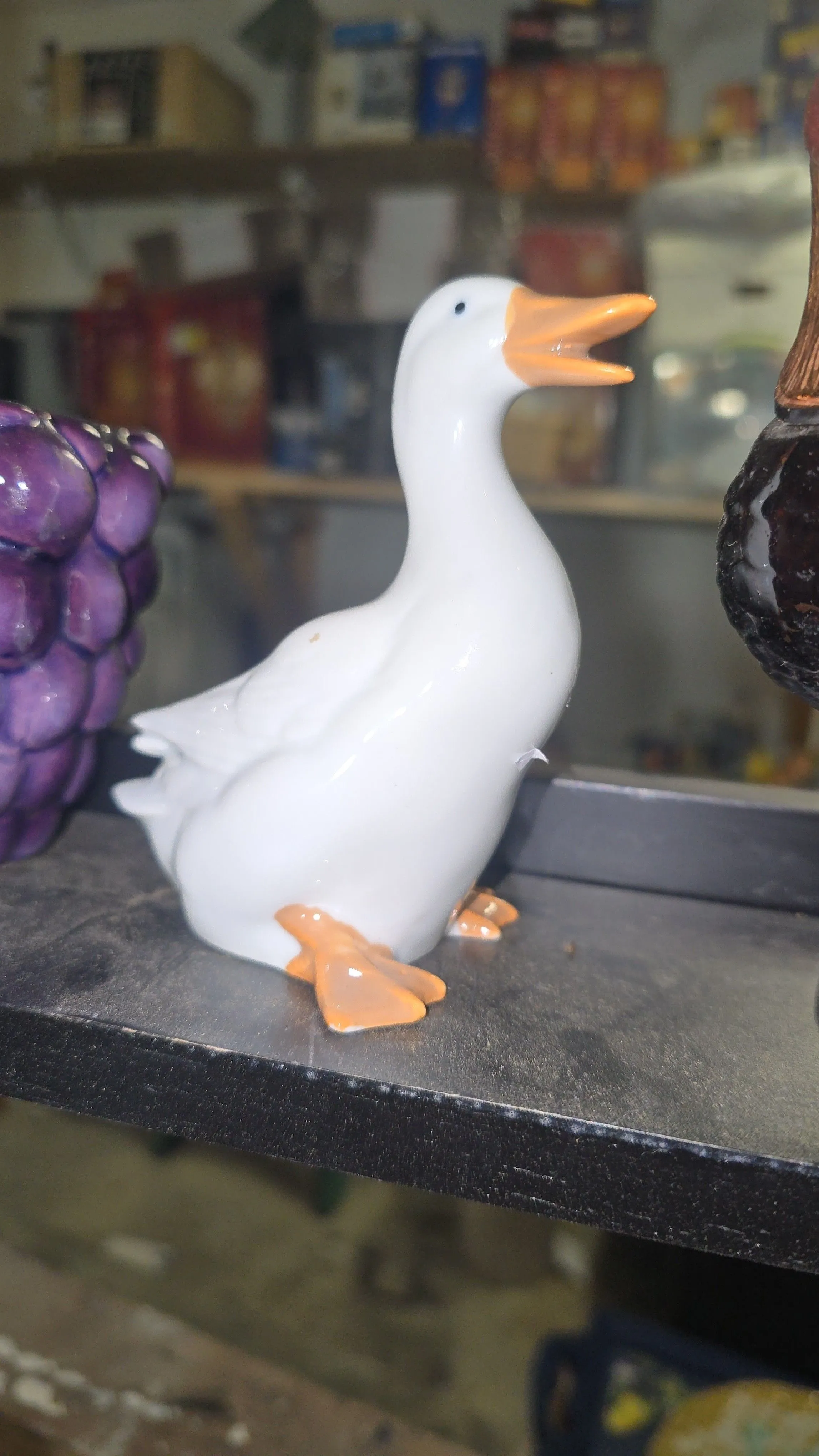 Product image for white duck figurine 