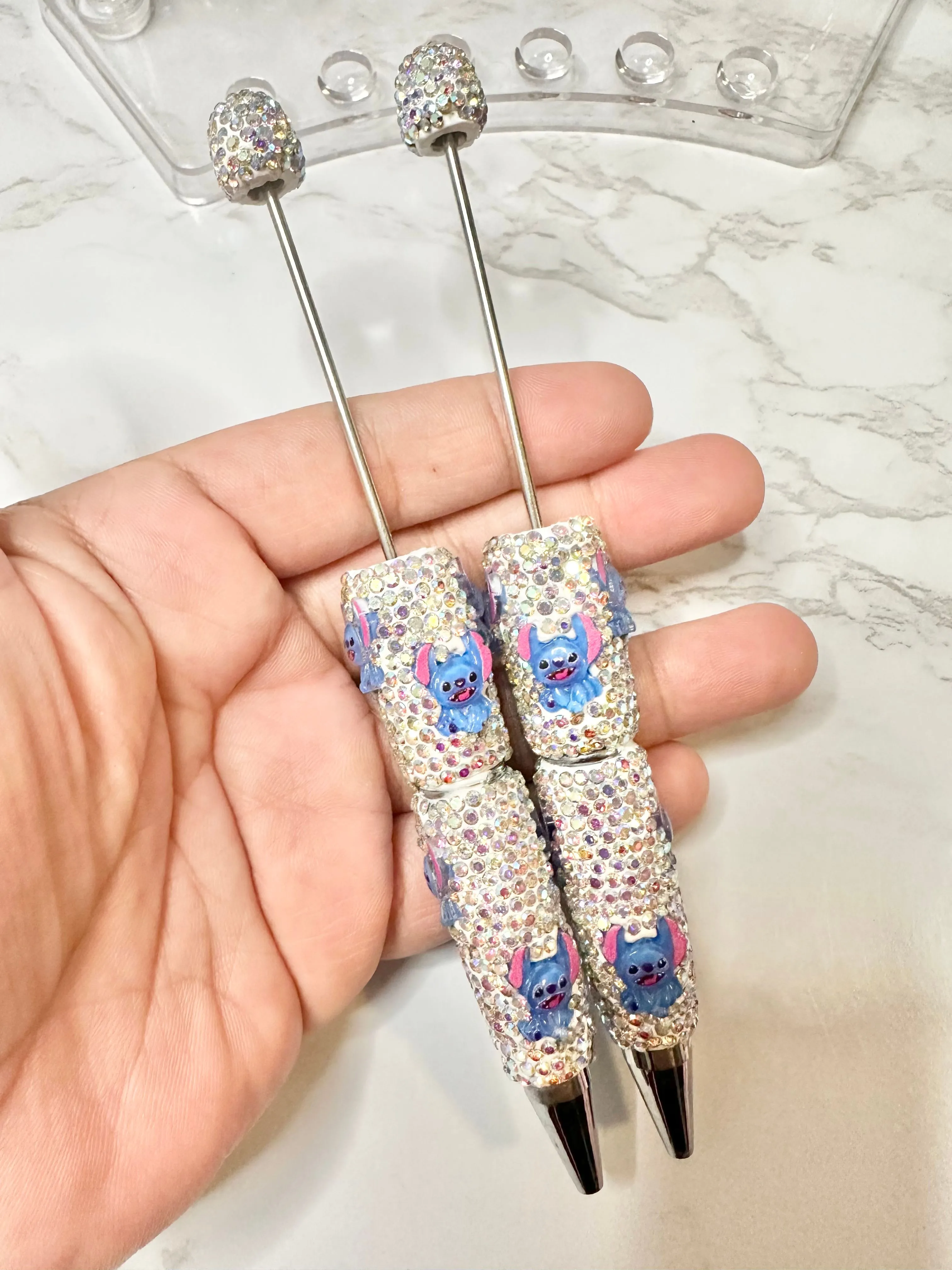 Product image for (1) Stitch Rhinestone Beadable Pen