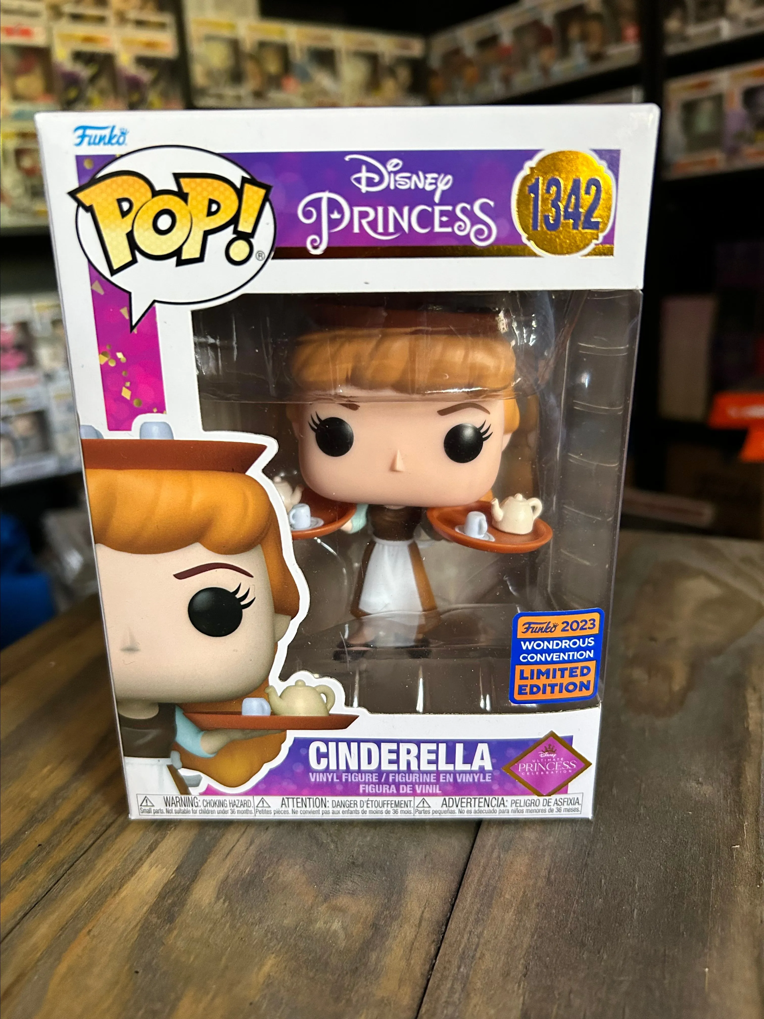 Product image for Funko POP! - CINDERELLA - 2023 WonderCON Exclusive Disney #1342