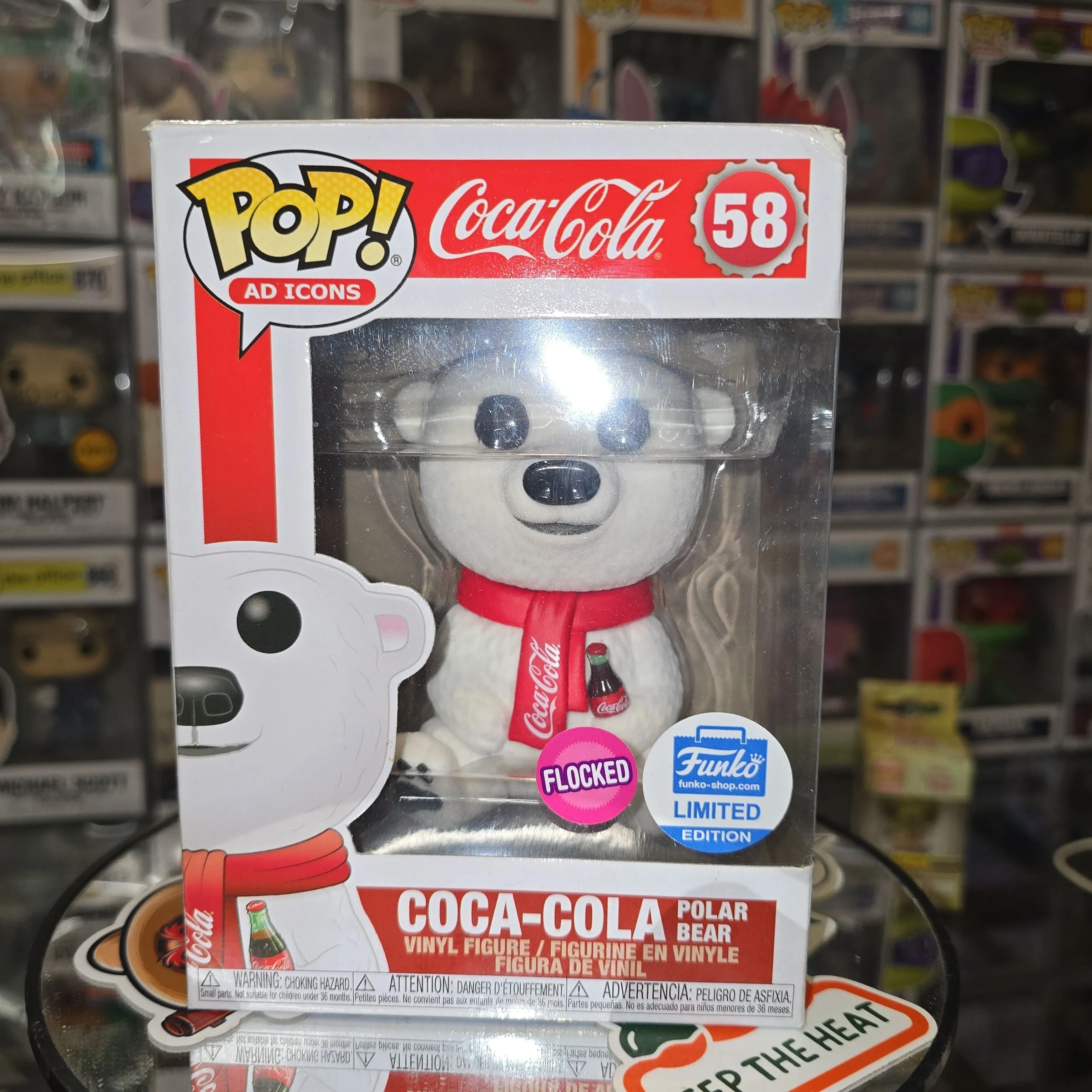 Product image for Coca-Cola Polar Bear Focked Funko Exclusive 2019 J