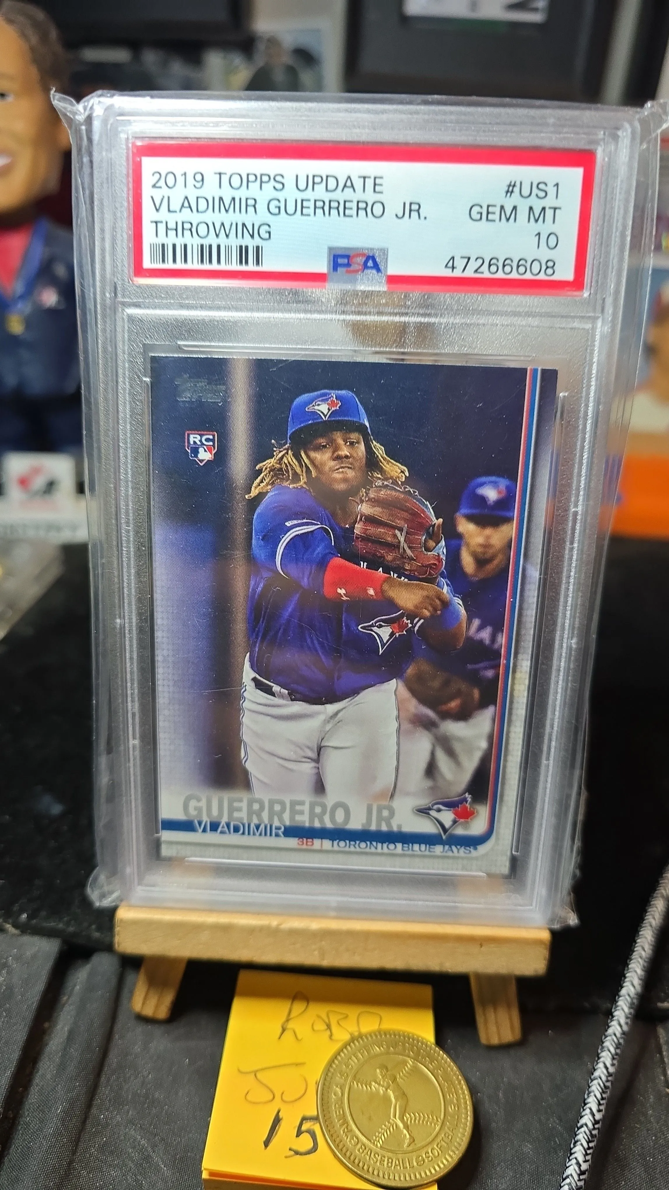 Product image for 2019 topps update VLADIMIR GUERRERO RC throwing 
