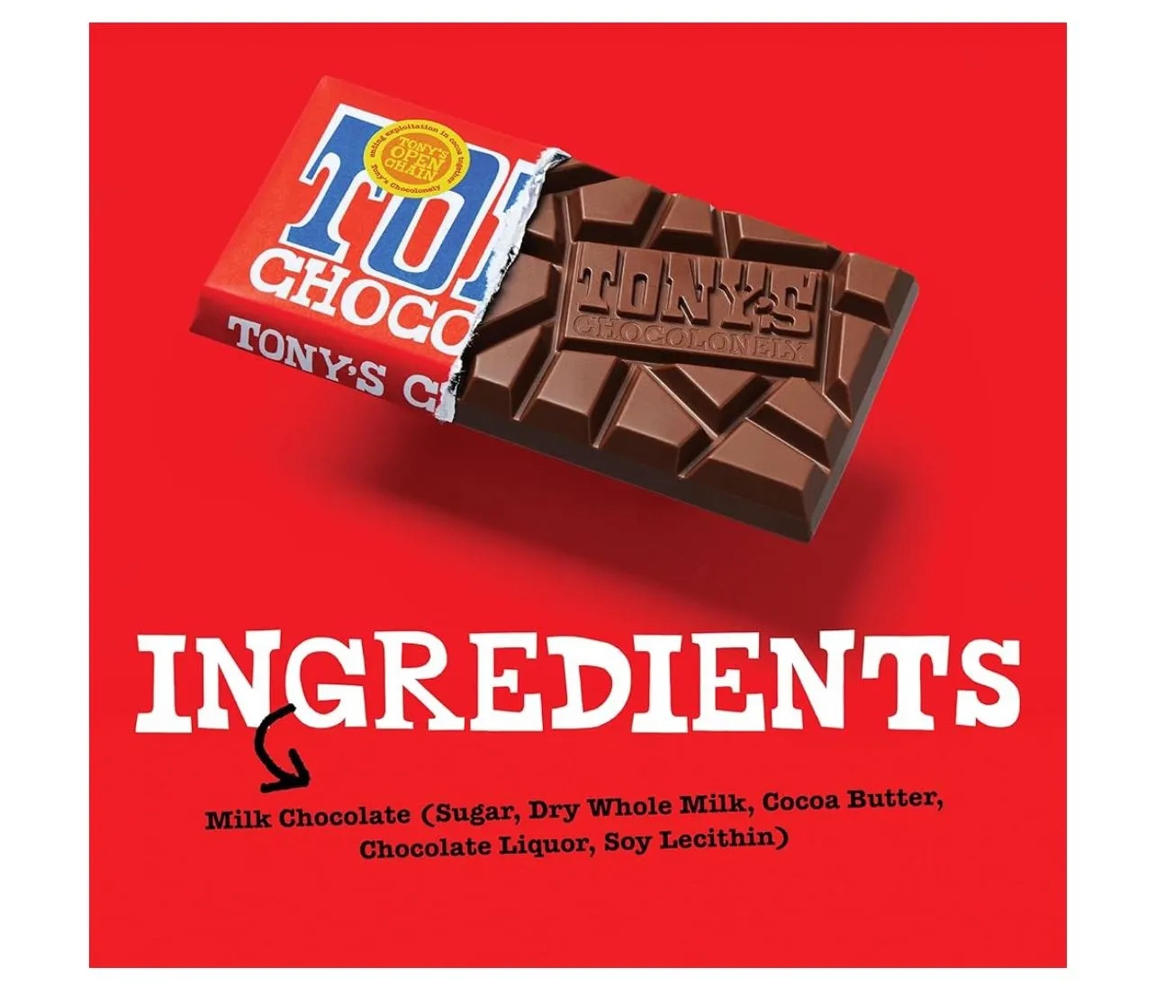 Product image for Tony's Chocolonely Chocolate Bars