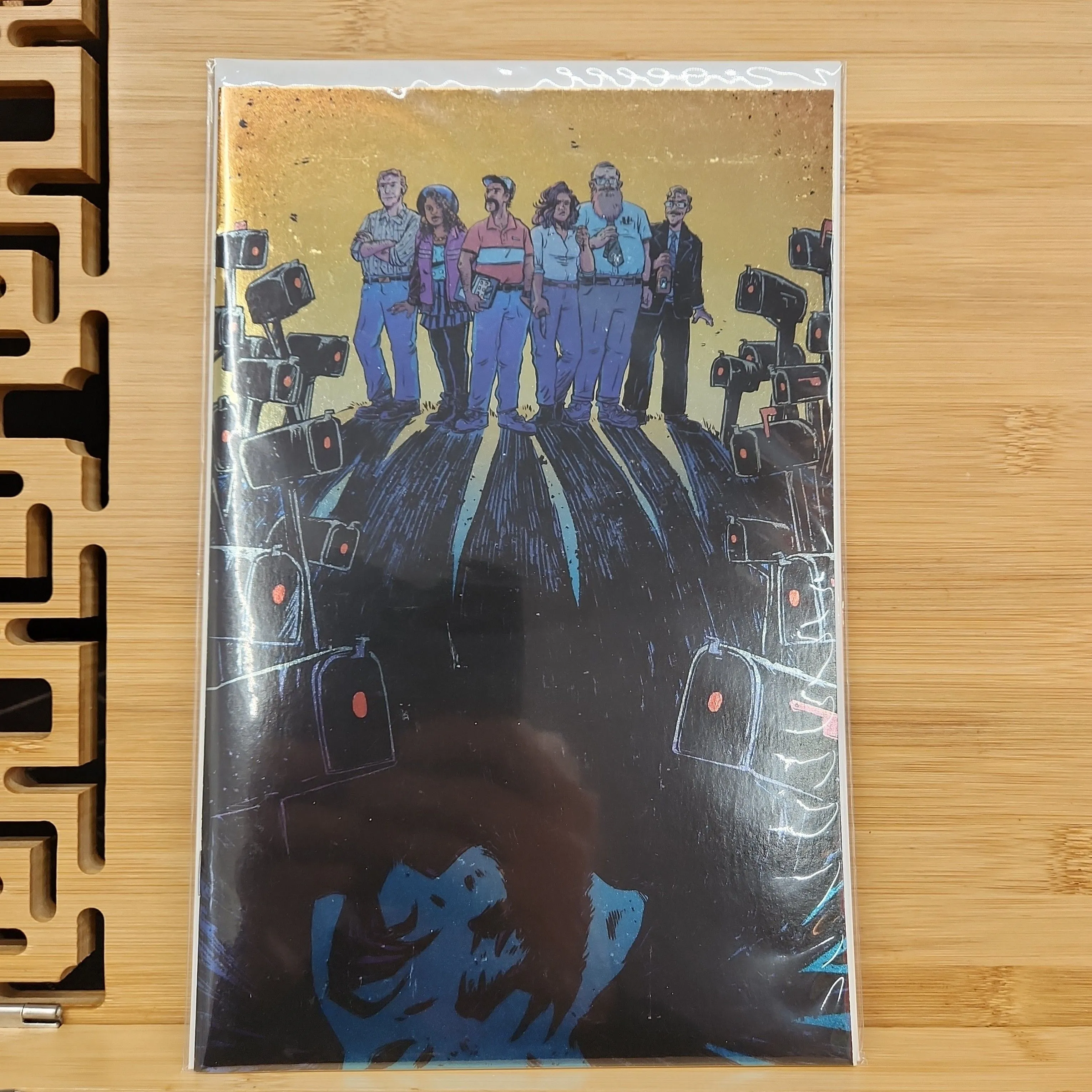 Product image for Door To Door Night By Night #1 LCSD 2022 variant foil Local Comic Shop Day Vault