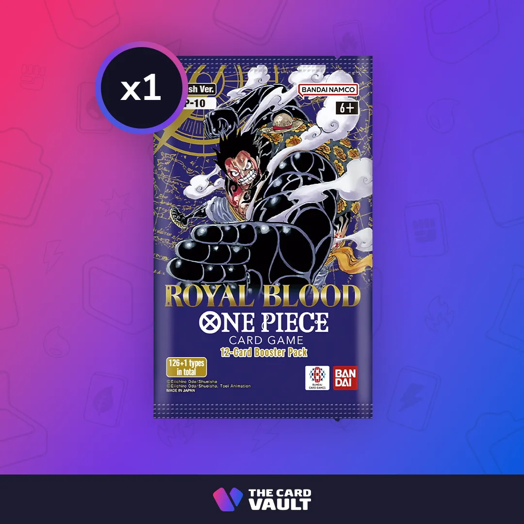 Product image for 1 x One Piece TCG - Royal Blood (OP-10) - Booster Pack