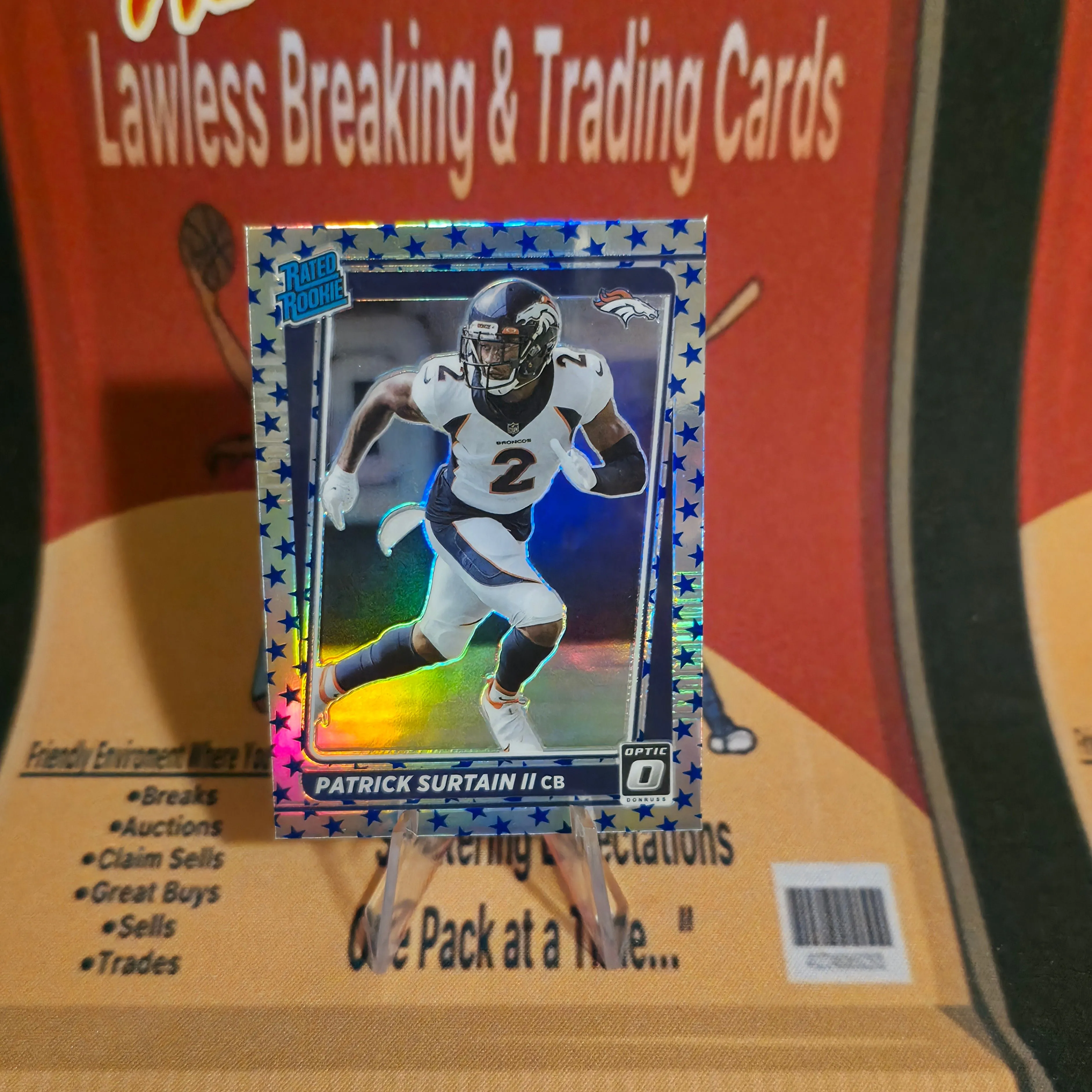 Product image for Patrick Surtain RC STARS HOLO SP