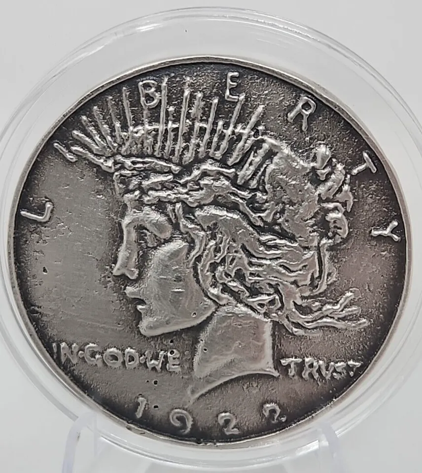 1.1 oz .999 Silver Coin Two-Face Harvey Dent Batman Dark Night 1922 Peace  Dollar · Whatnot: Shop, Sell, Connect