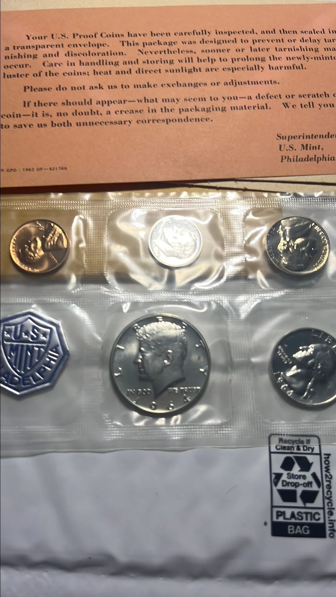 Product image for 018. 1964 Proof Set