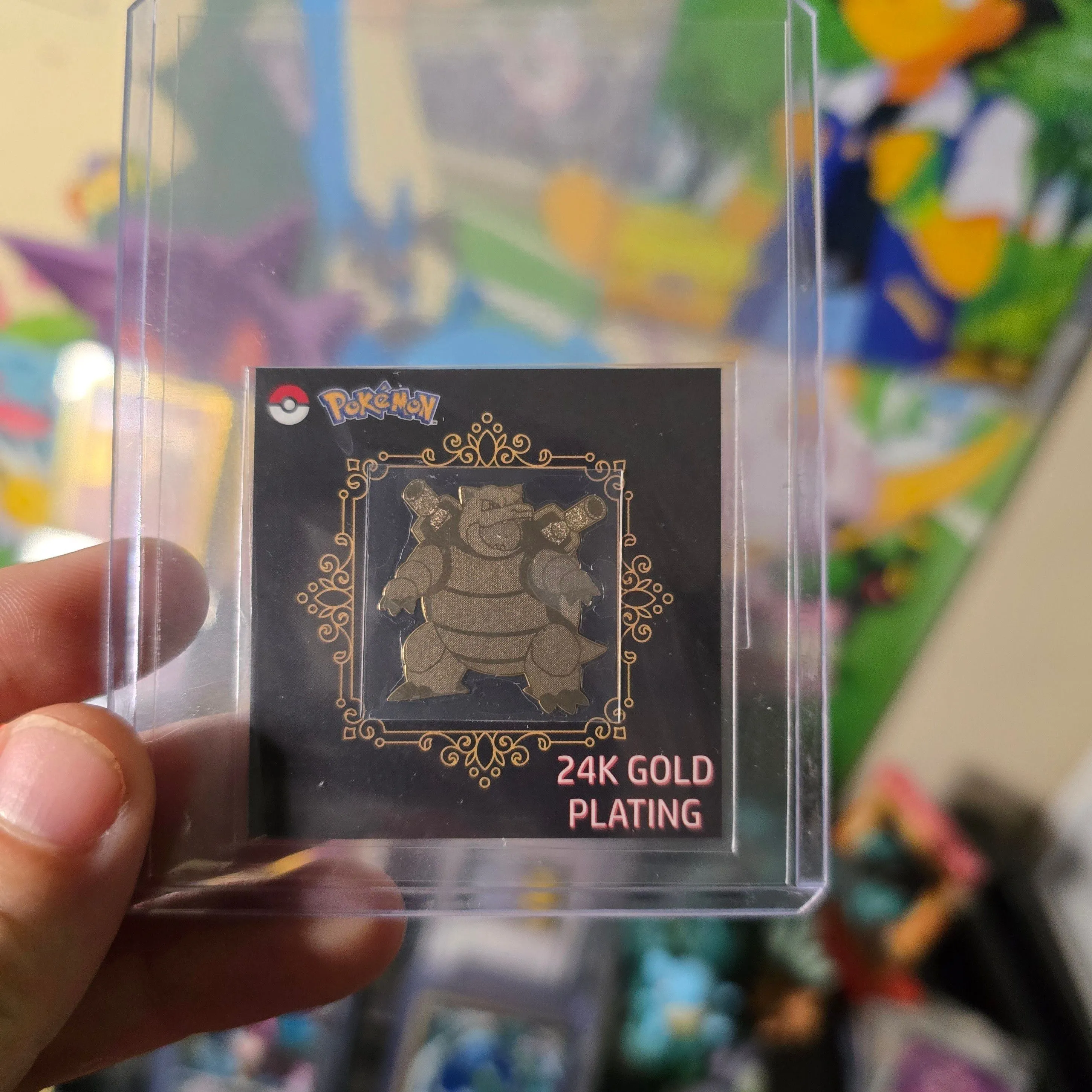 Product image for blastoise 24k gold sticker