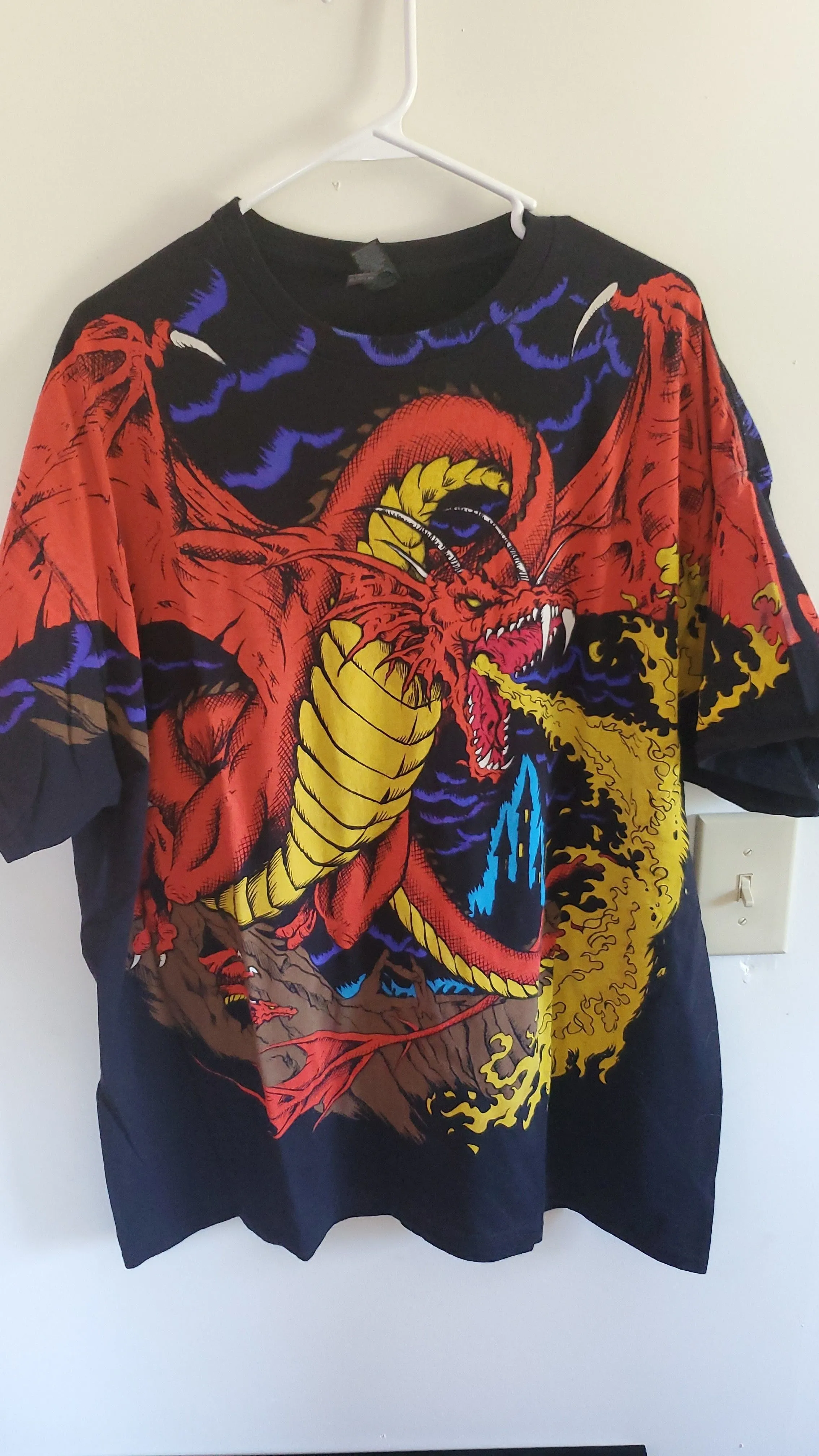 Product image for 2XL Liquid Blue Dragon AOP Re-issue