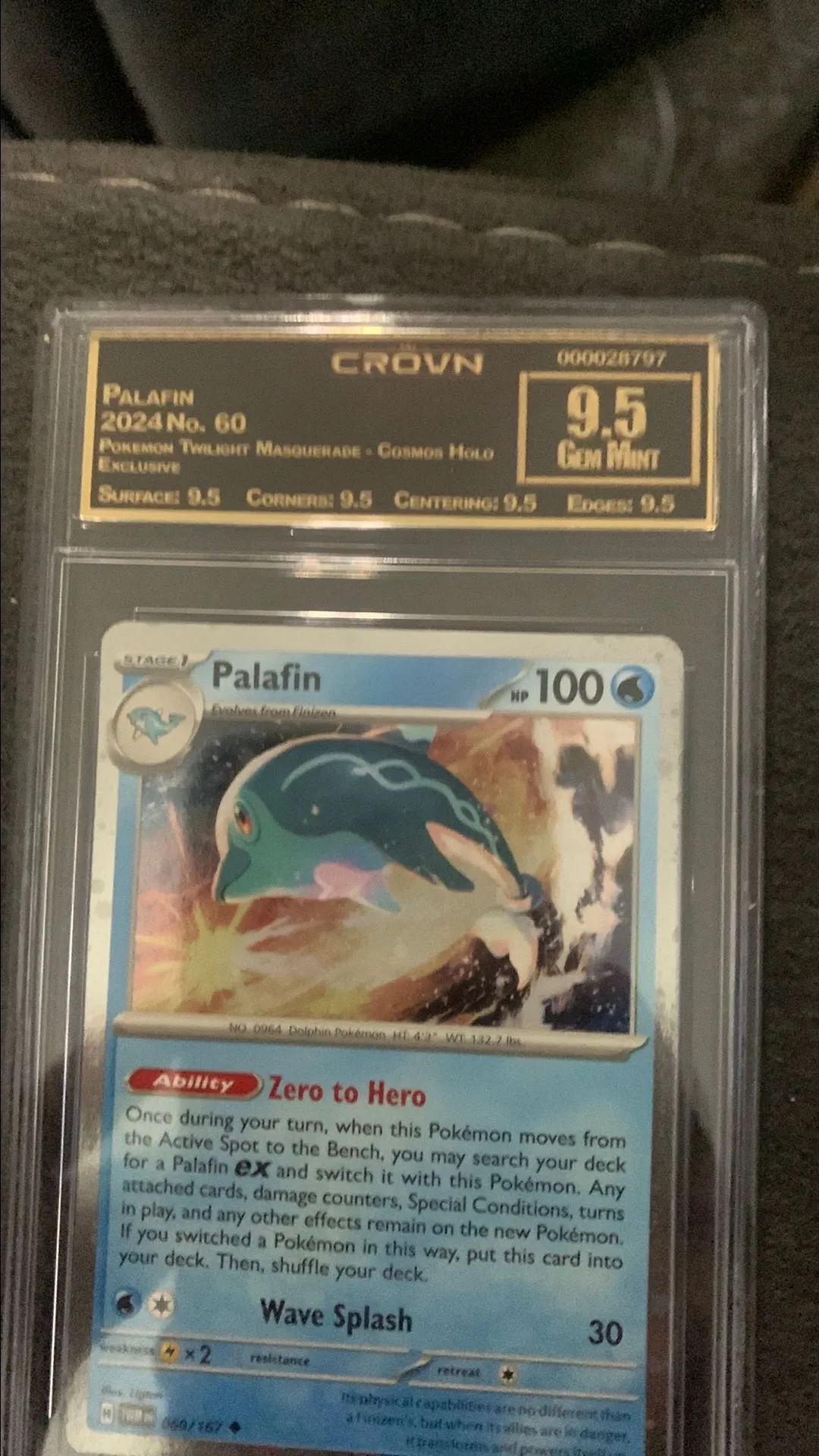 Palafin 060/167 Sv06: Twilight Masquerade Reverse Holo  Whatnot: Shop,  Sell, Connect
