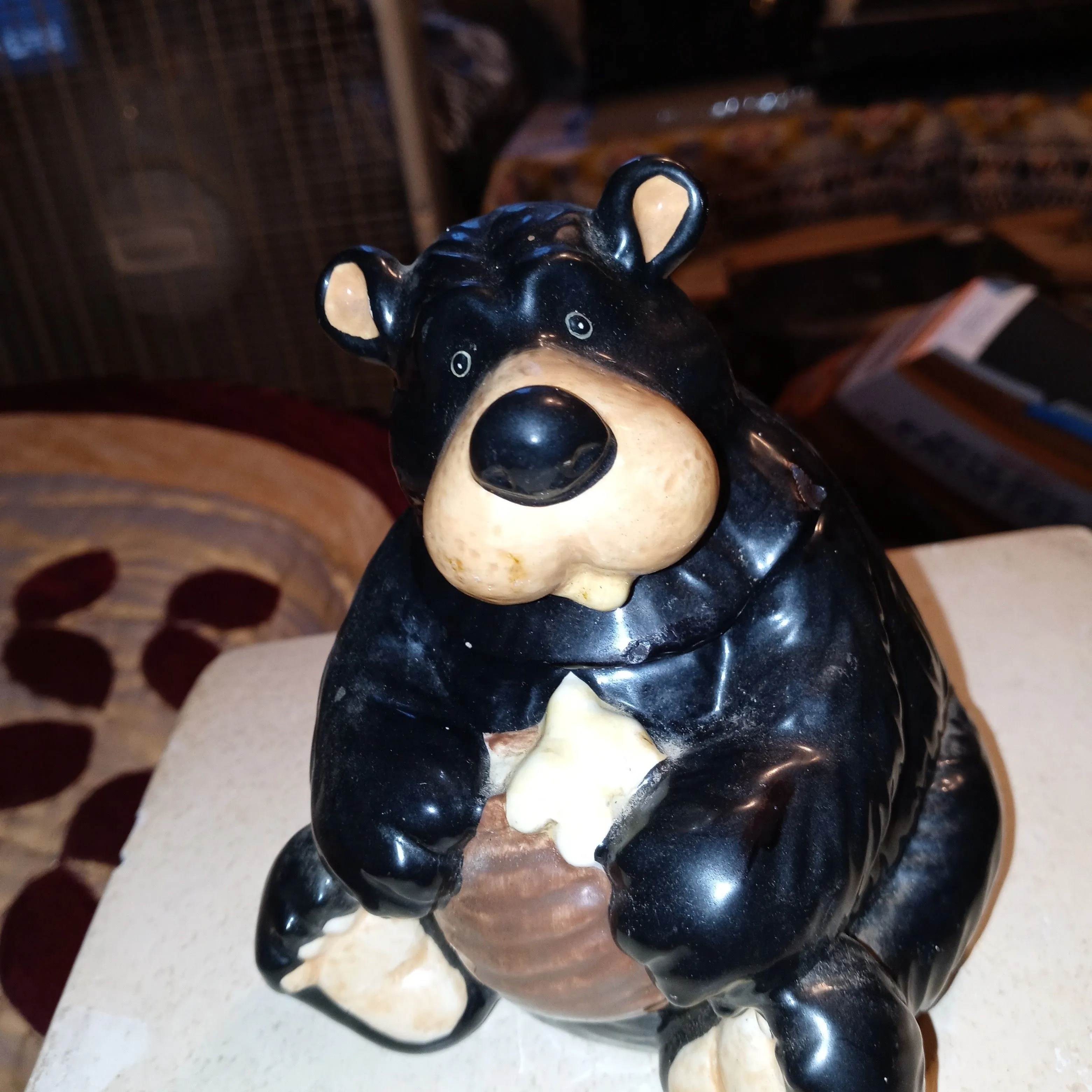 Product image for 142.vintage bear sugar jar