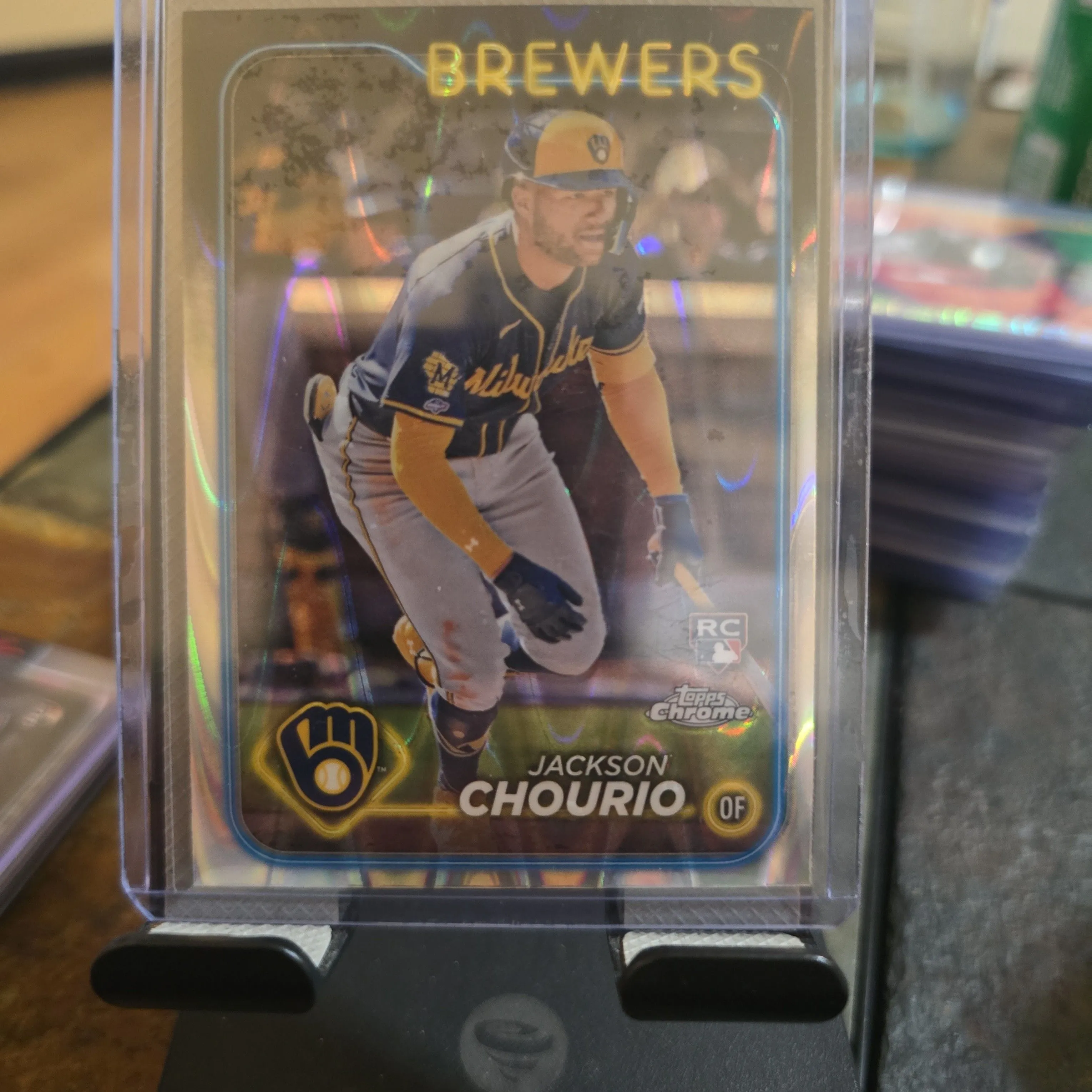 Product image for 2024 Topps Chrome Raywave Jackson Chourio 