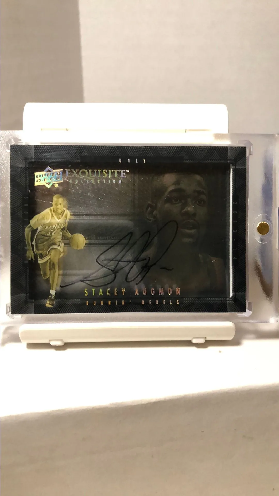Product image for Stacey Augmon 2013-14 Upper Deck Exquisite On Card Auto