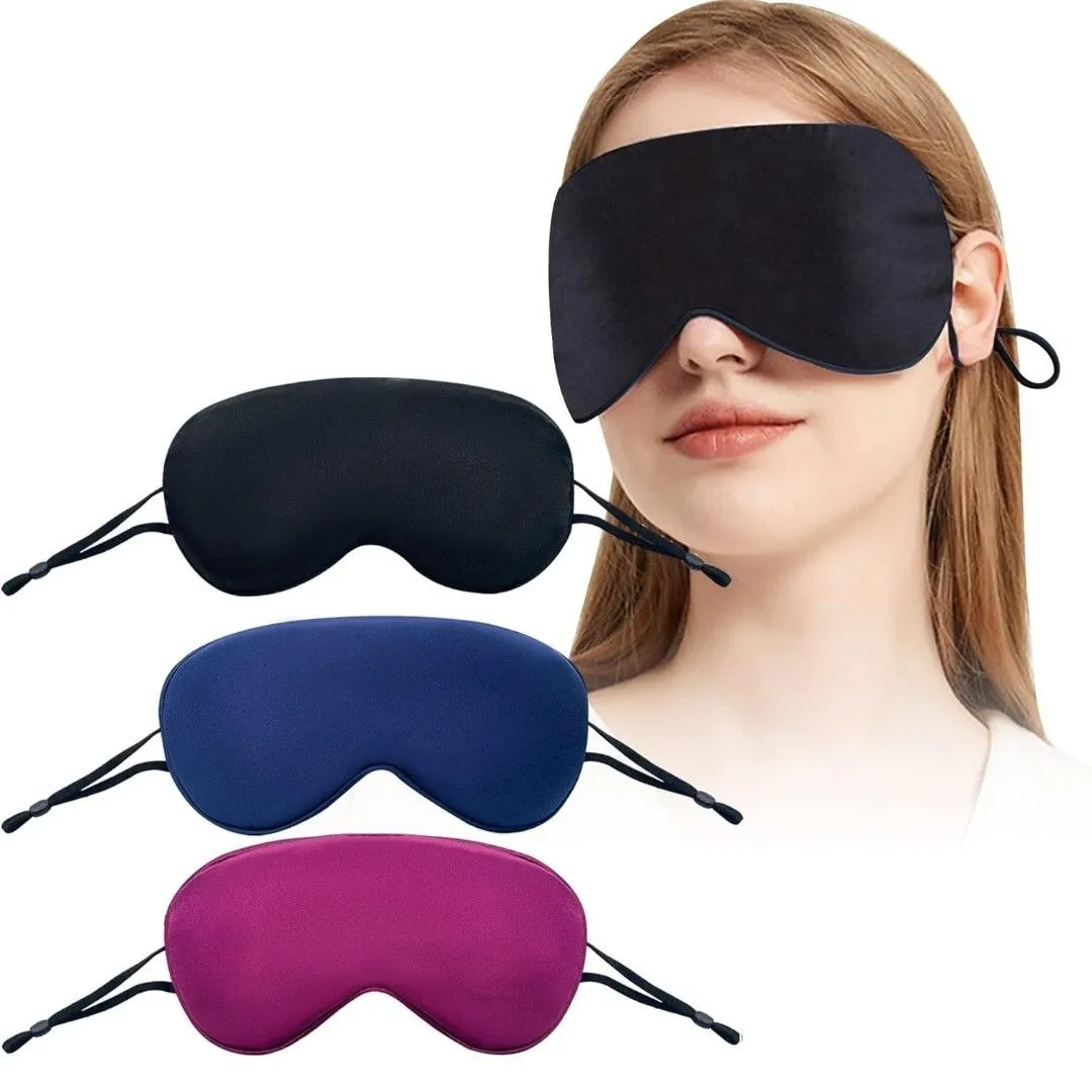 Product image for Sleep Mask Eye Mask - 3 Pack.   (141,364)