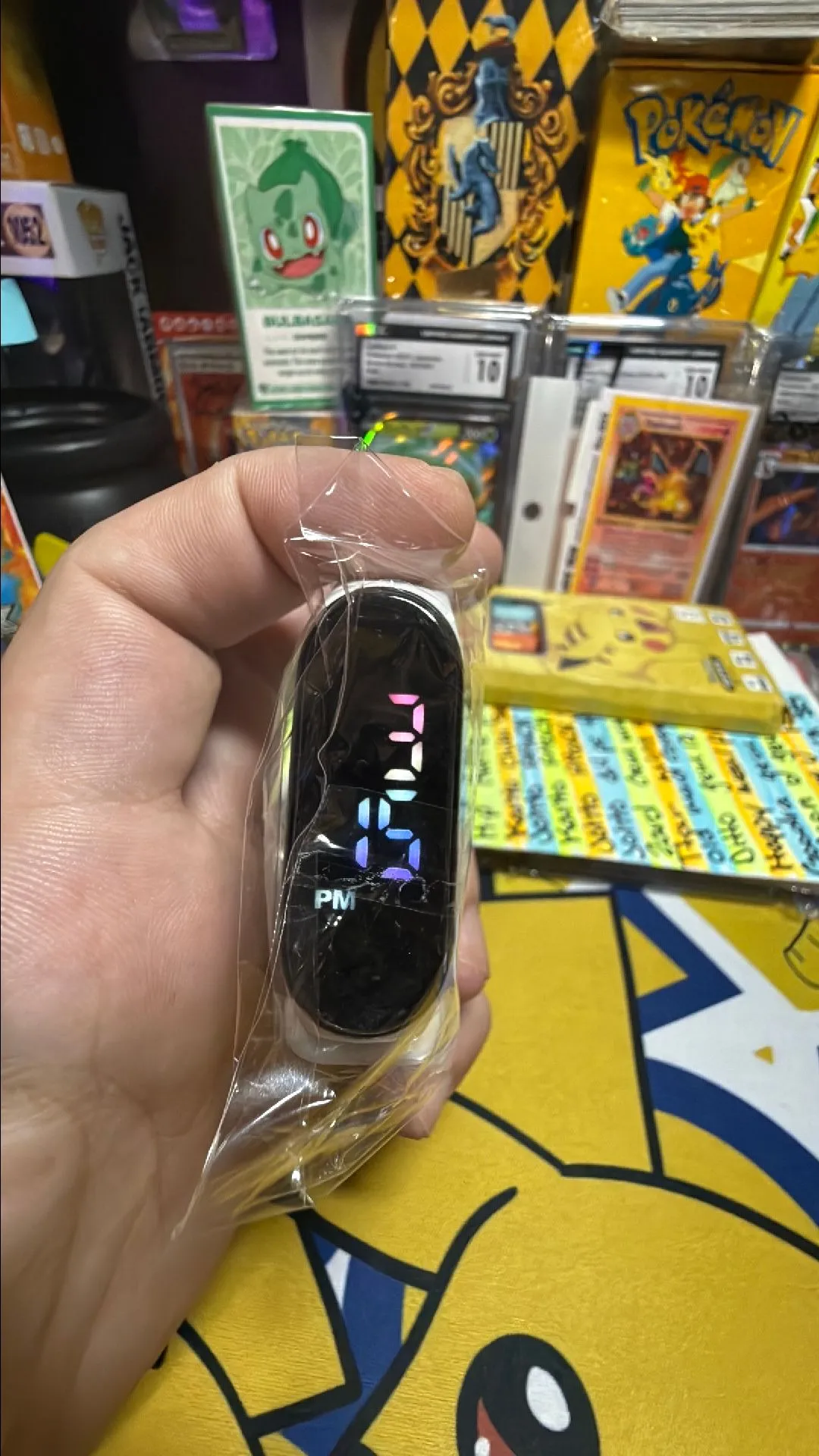 Product image for White Digital pikachu  watch