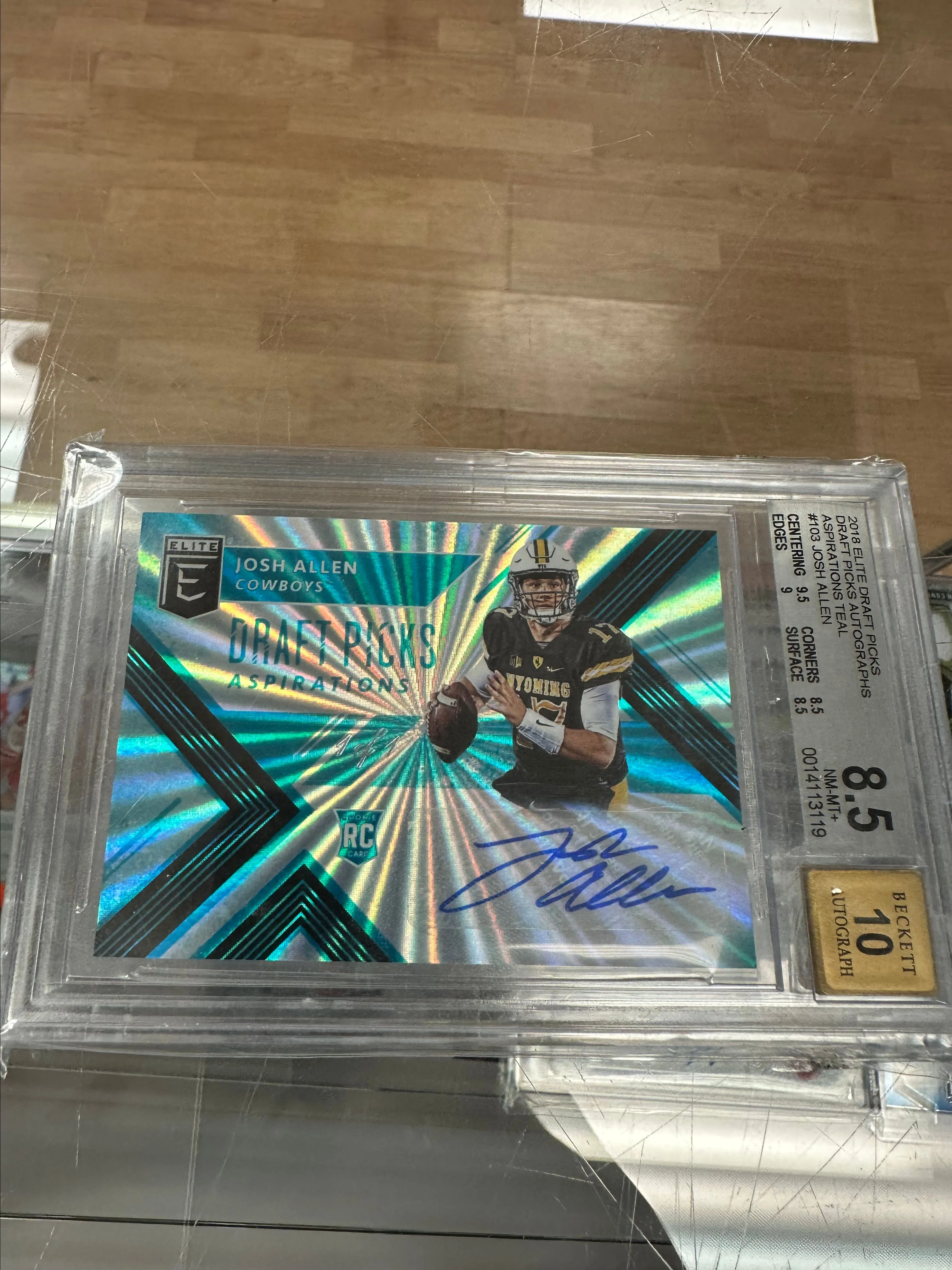 Product image for Josh Allen 2018 elite draft picks RC auto 1/1