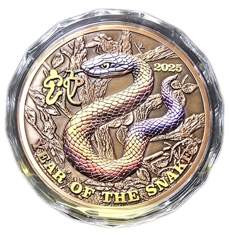 Product image for 2025 Year of the Snake 1 KG .999 Copper