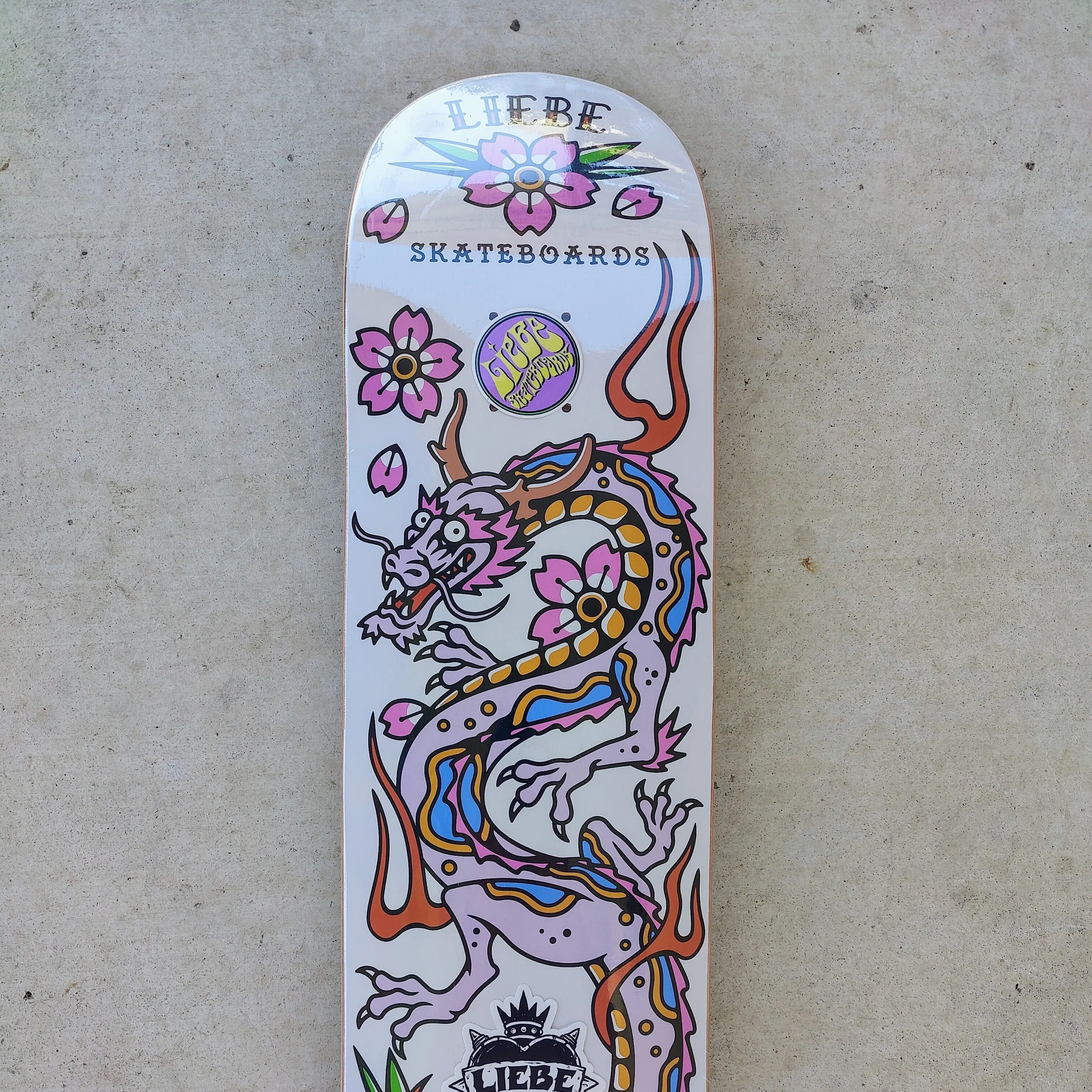 Product image for Liebe Dragon Skateboard deck 8.500"