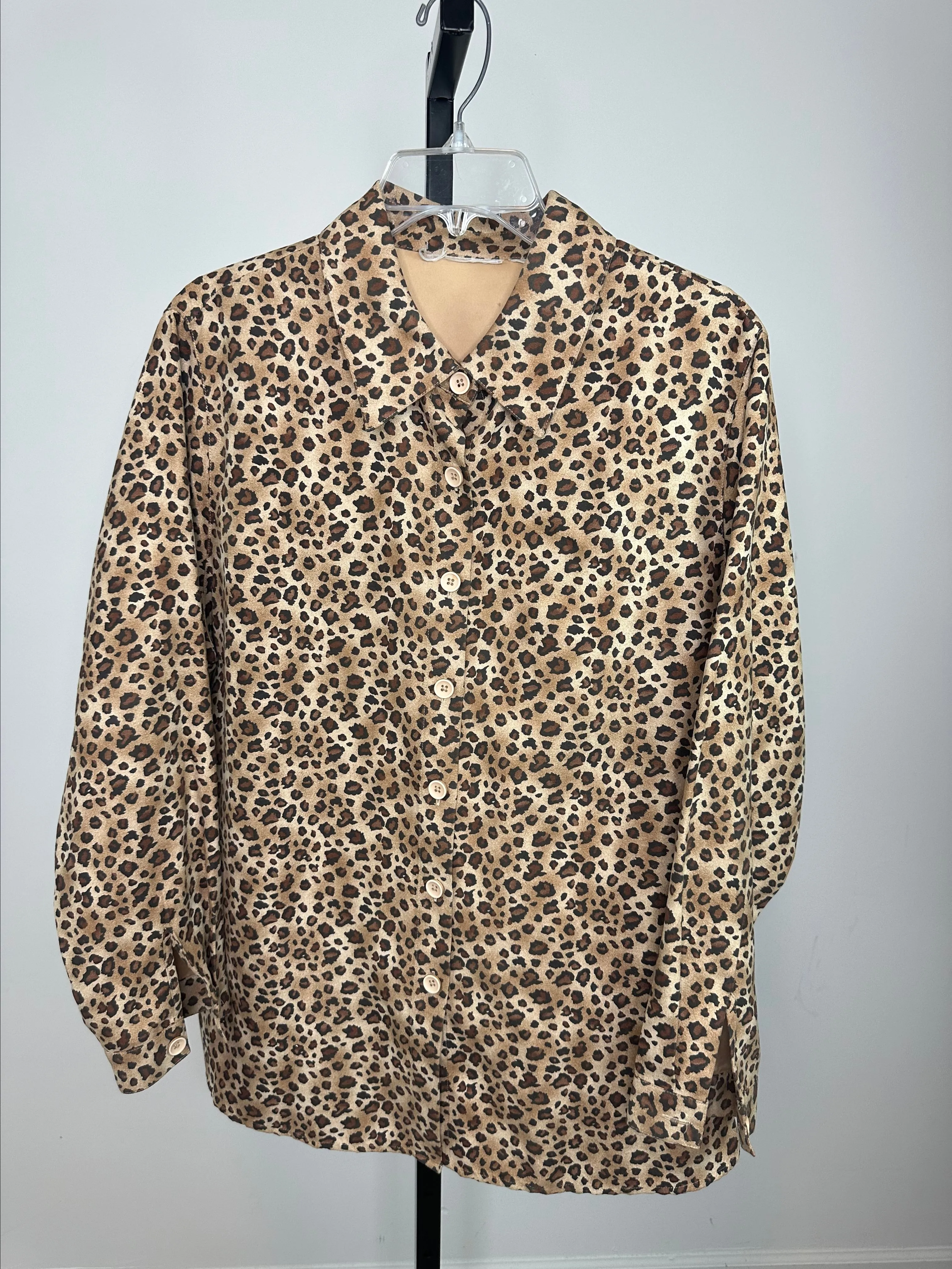 Product image for Cheetah Print Button Down Shirt