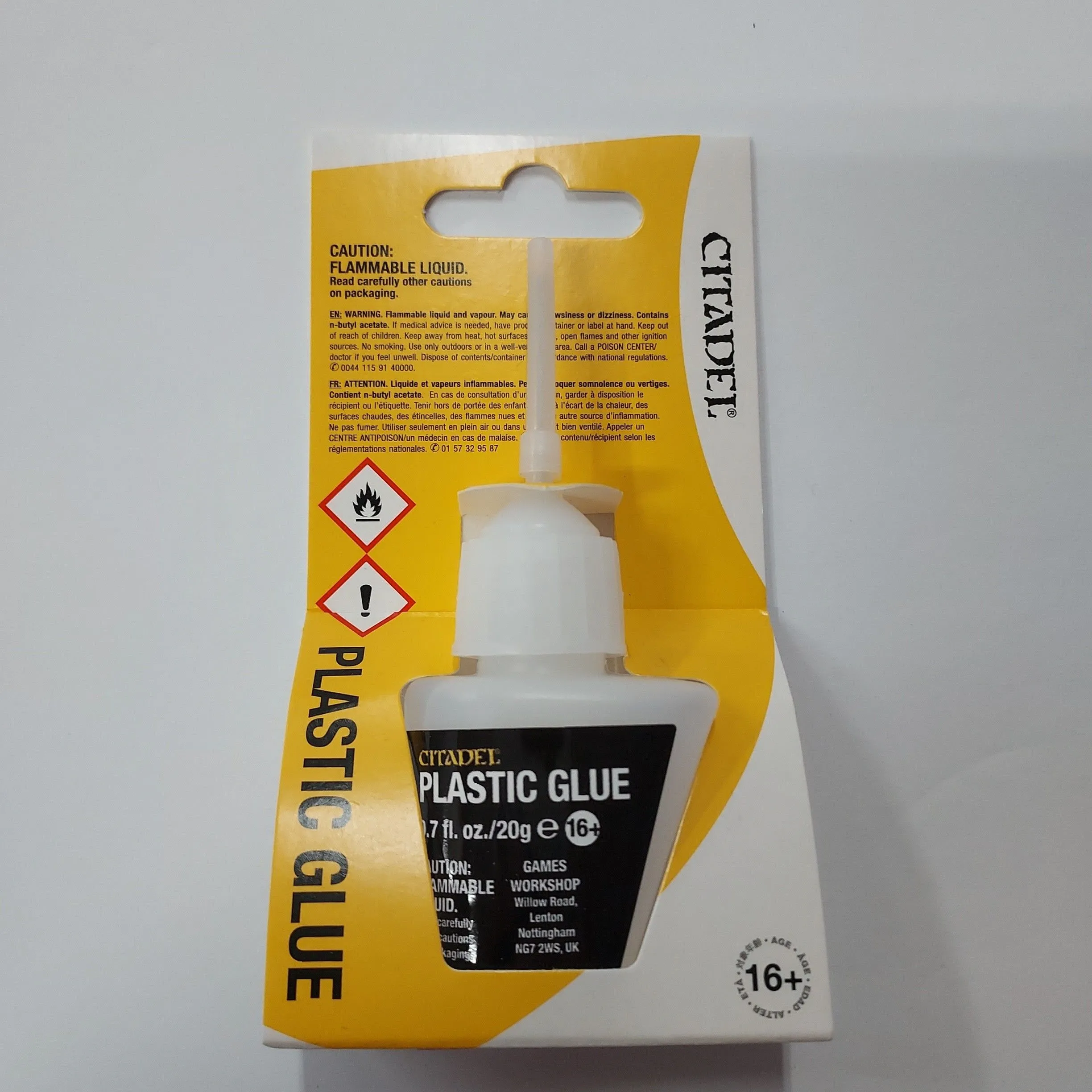 Product image for citadel plastic glue new