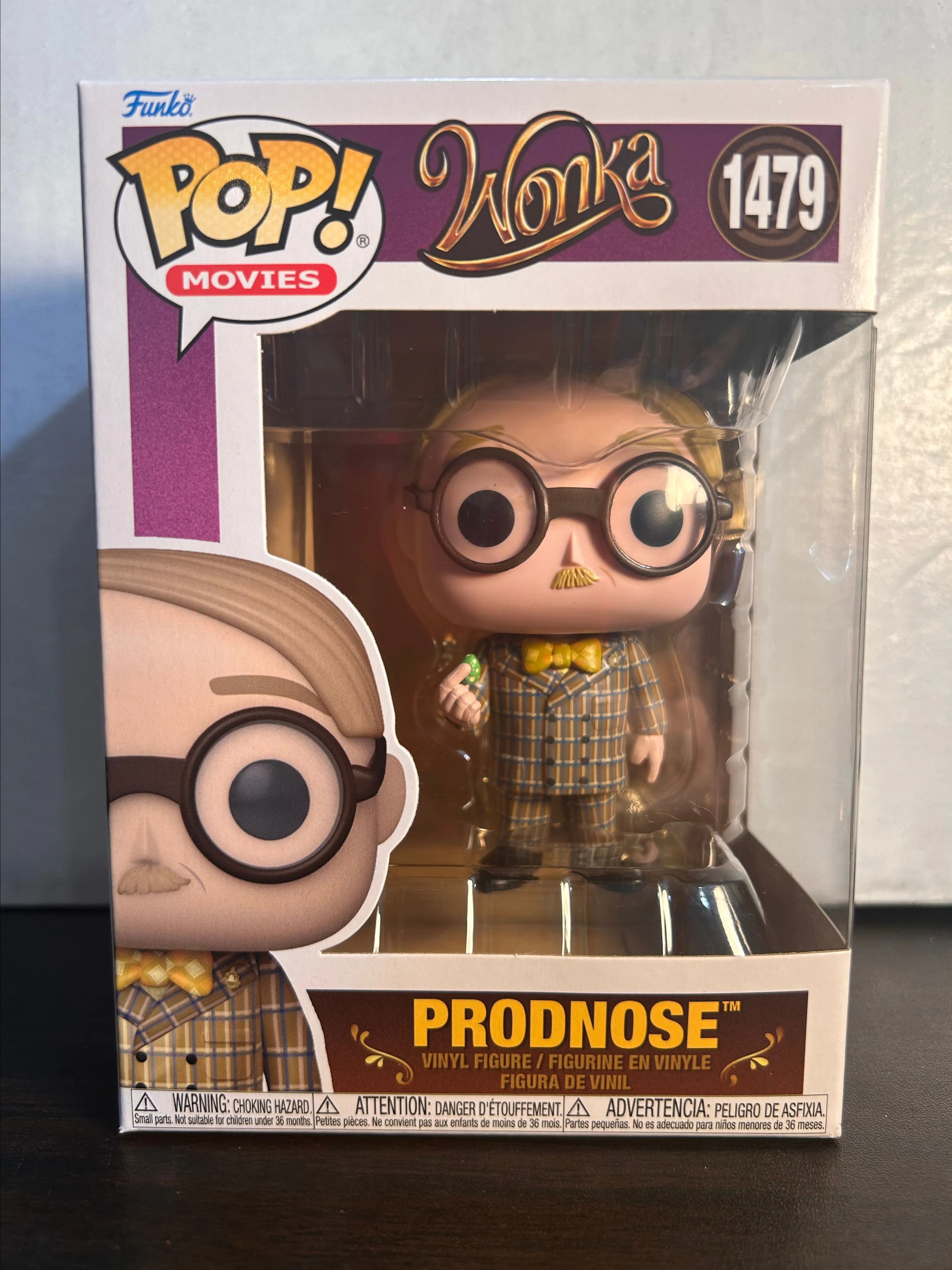 Product image for Prodnose Wonka Movies Funko Pop 1479 With Protector