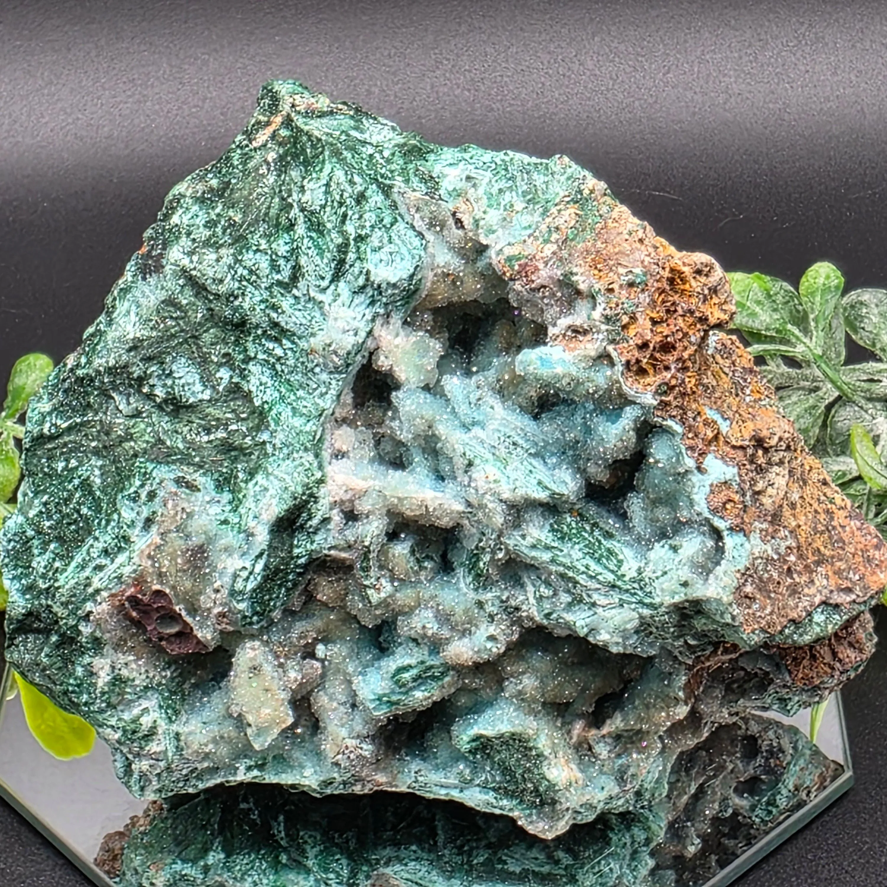 Product image for #528 Chrysocolla with Malachite Congo