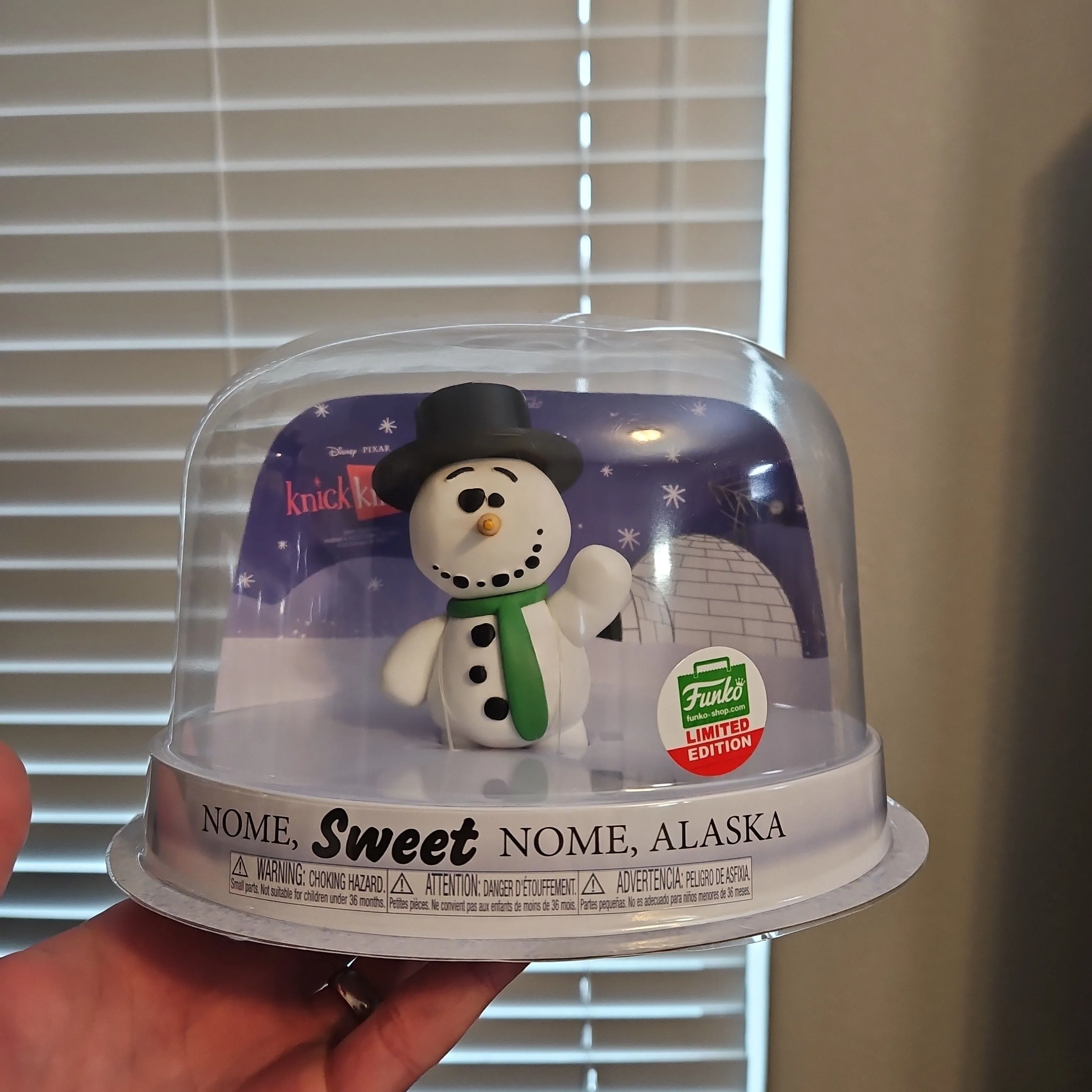 Product image for Pixar Nome Sweet Nome Snow Man Funko Vinyl Figure