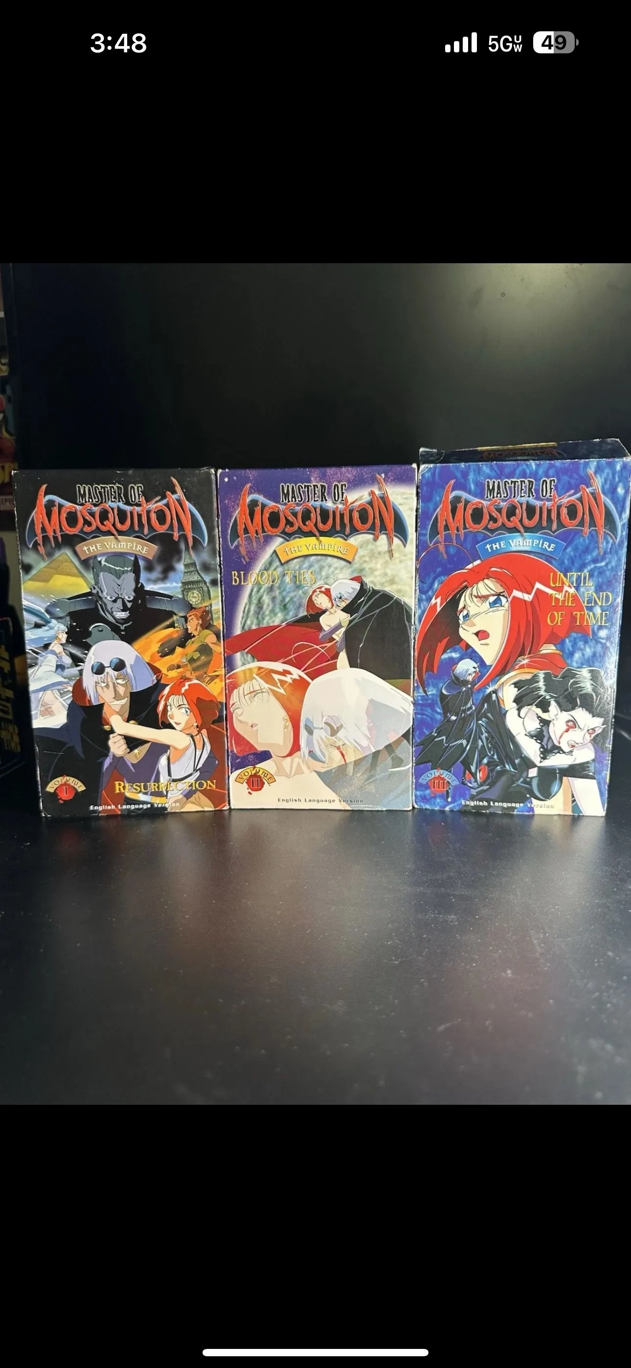 Product image for Master of Mosquiton VHS Volume 1-3 1999