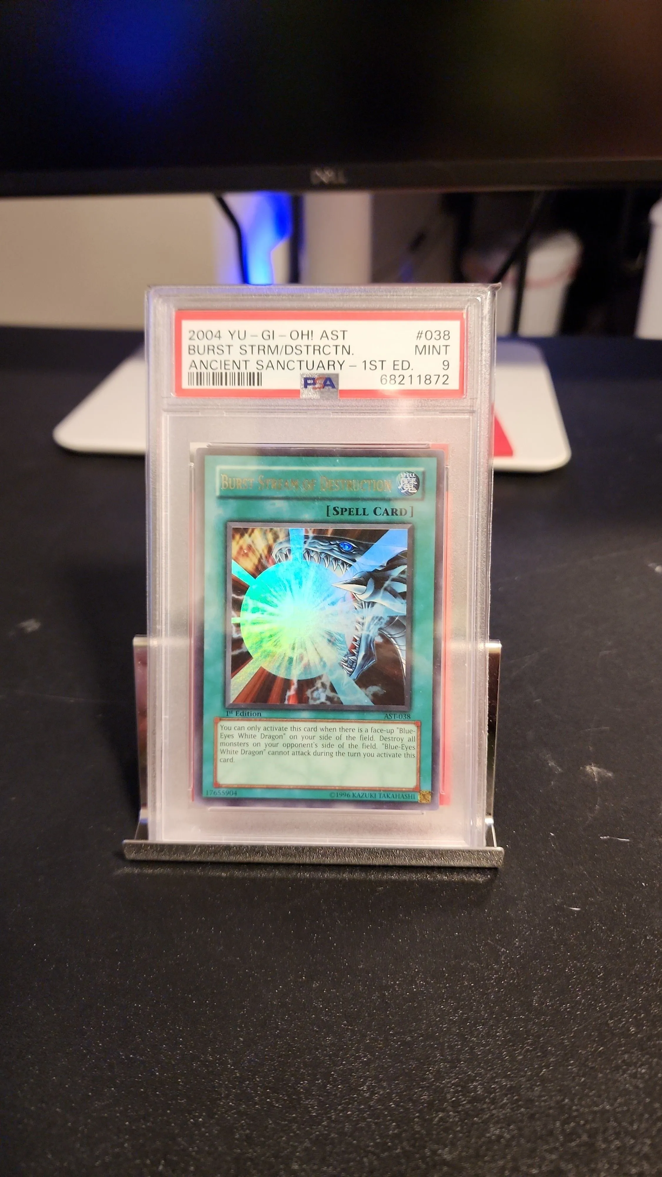 Product image for PSA 9 Burst Stream of Destruction, Ultra Rare 1ST ED AST-038