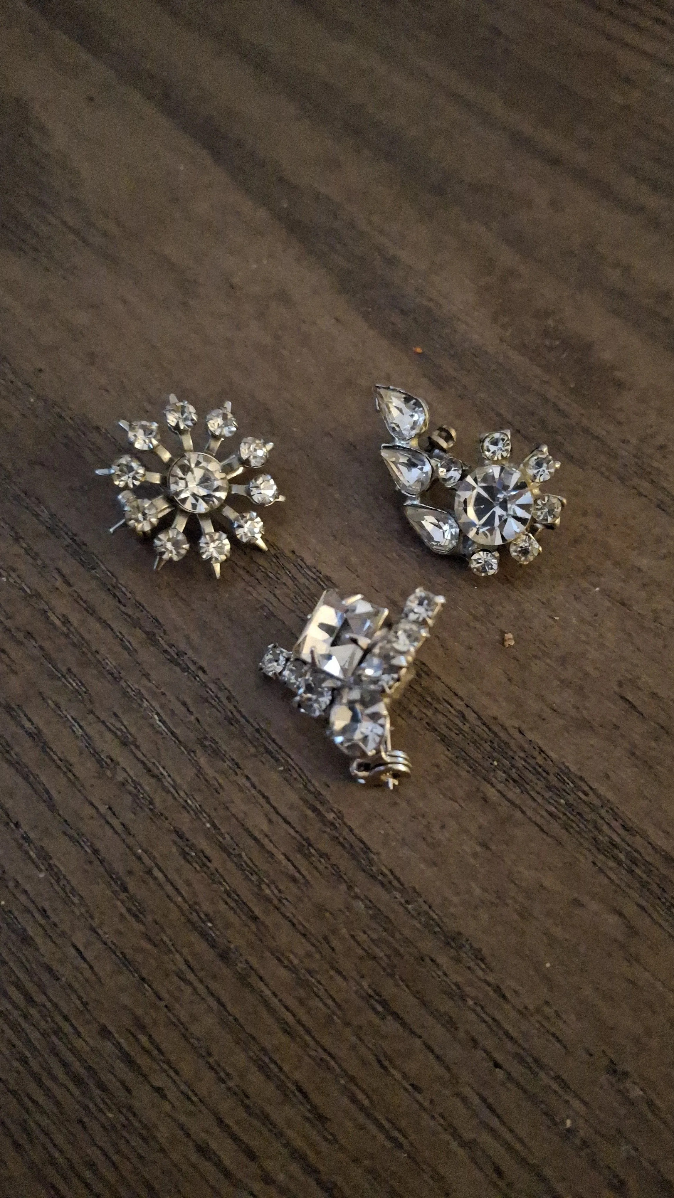 Product image for White Lightening Scatter Pin Trio