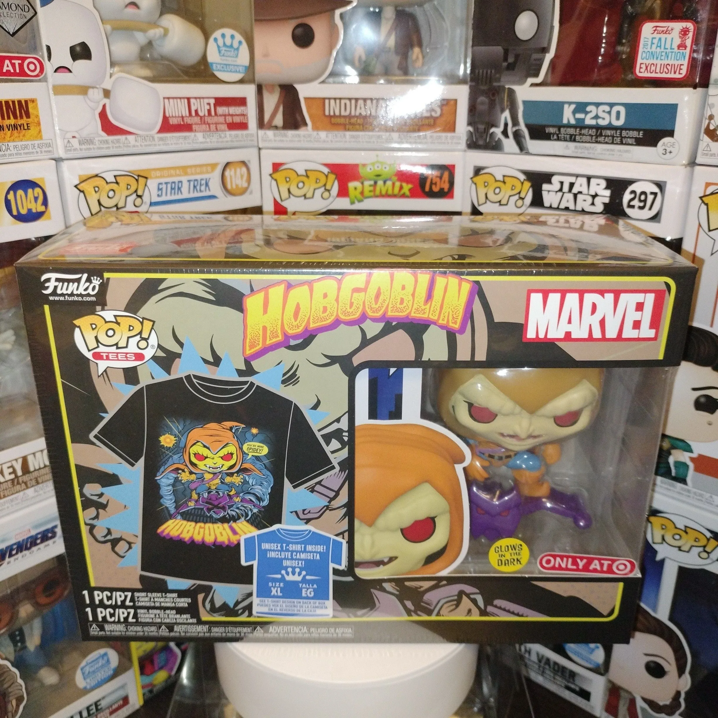 Product image for Hobgoblin Pop and Tee XL Bundle Sealed GITD