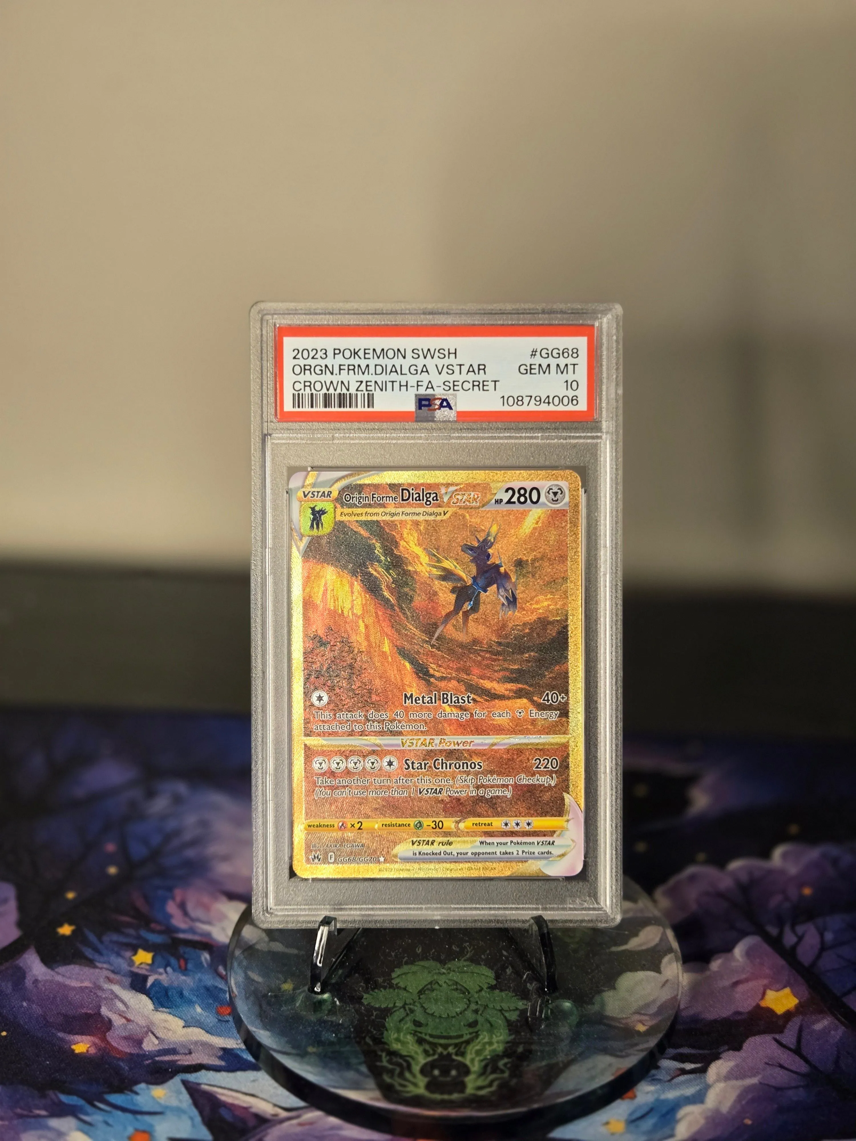 Product image for Origin Forme Dialga GG68 PSA 10