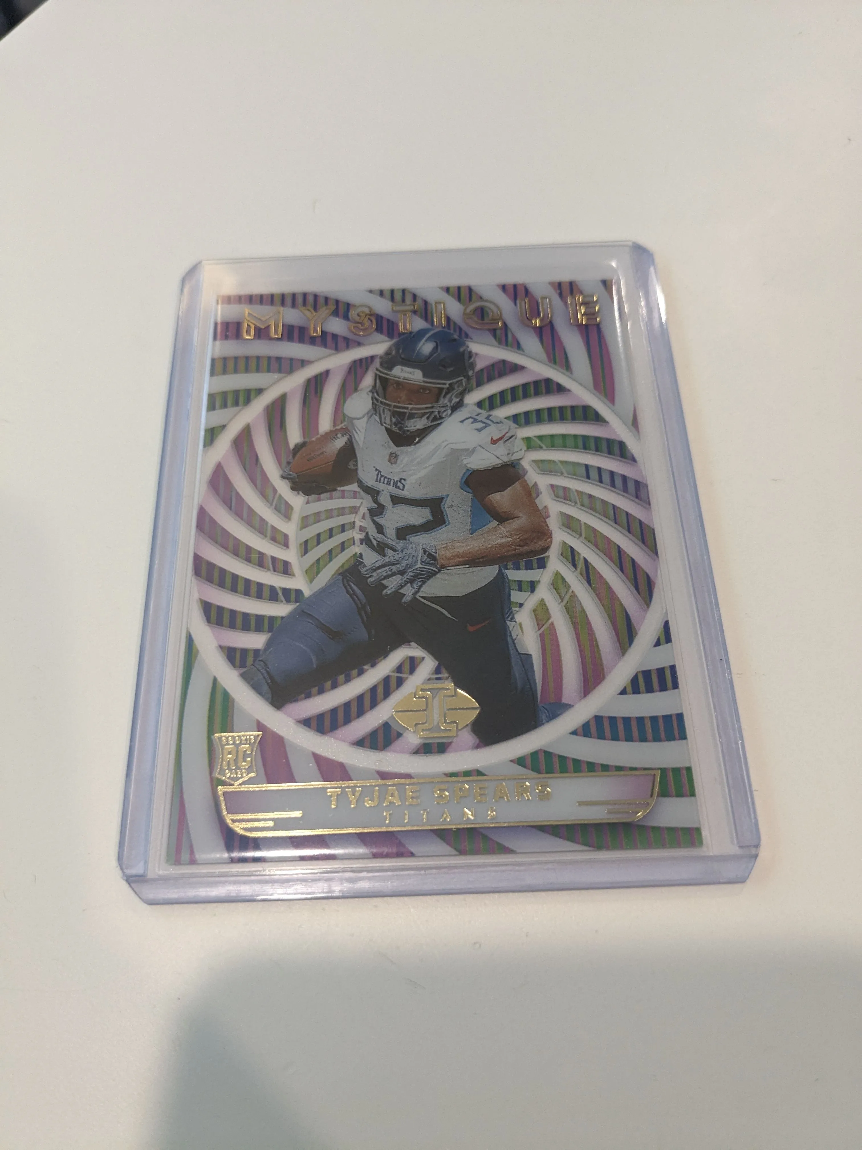 Product image for 2023 Illusions Mystique Acetate Tyjae Spears. Tennessee Titans