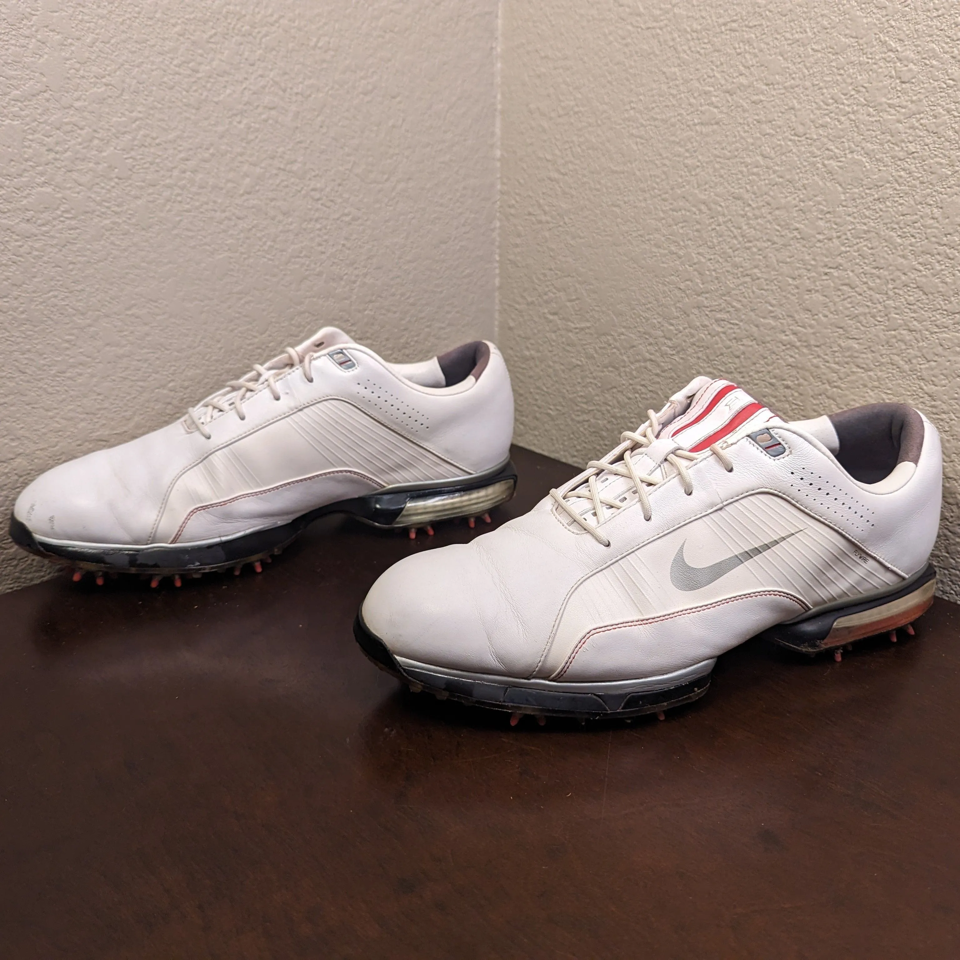Product image for NIKE Zoom Flywire 483327-100 TIGER WOODS TW Golf Shoes - White - Men's US 11.5