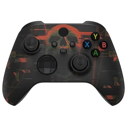 Product image for XBOX SRIES S/X FRONT SHELL-Blurred Screaming Skull