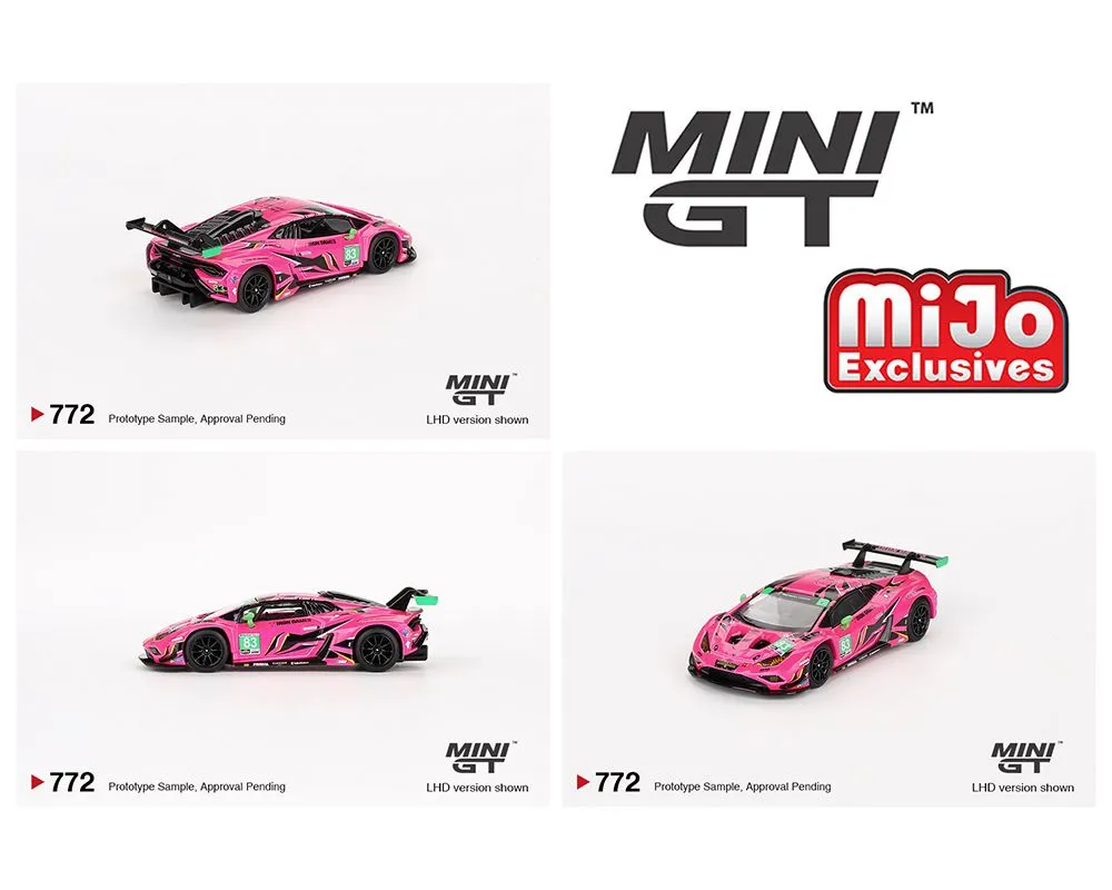 Product image for Mini Gt Lamborghini Huracan GT3 EVO2 #83 D IMSA 2023 (Pink)