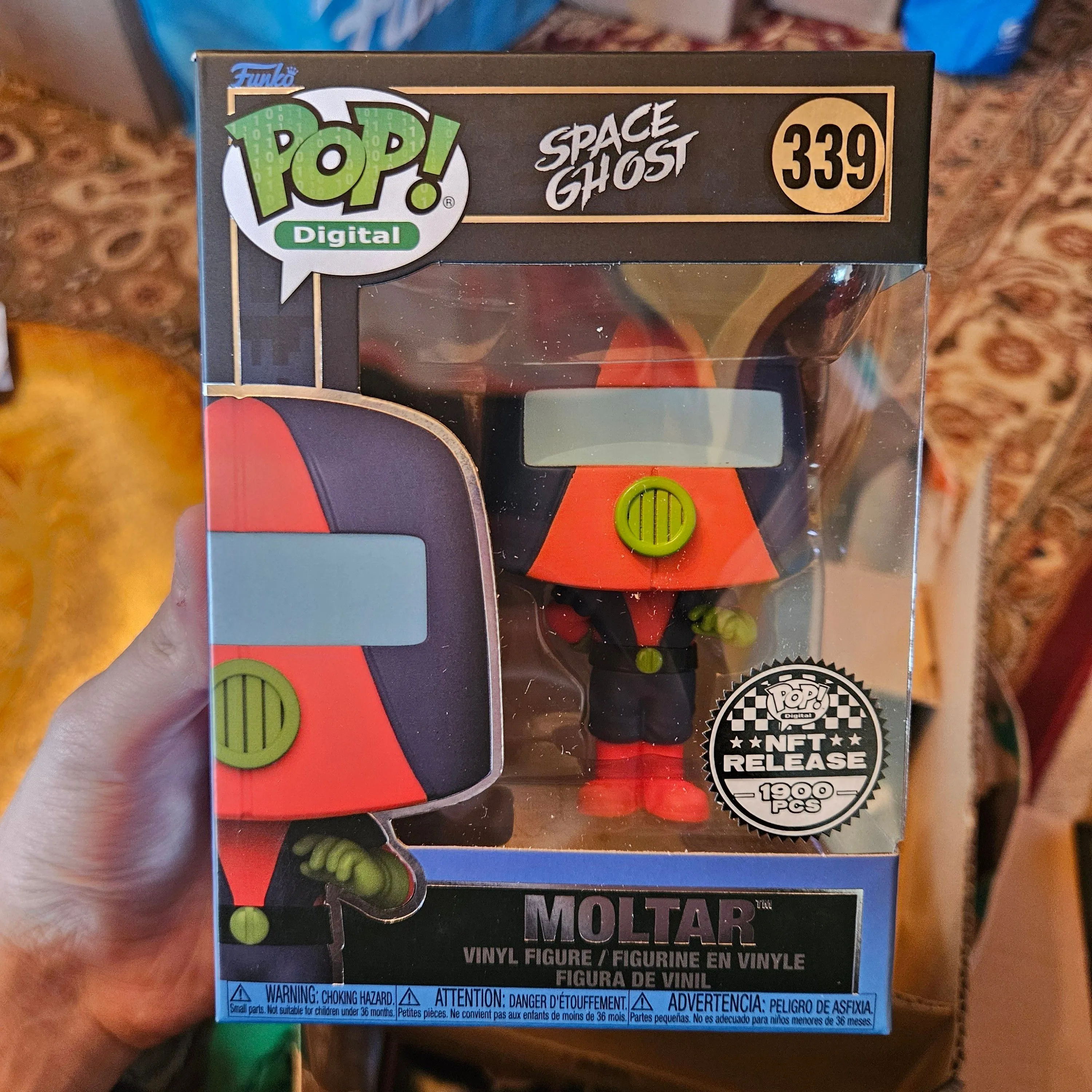 Product image for Funko pop cartoon network space ghost moltar nft 1,646 pcs