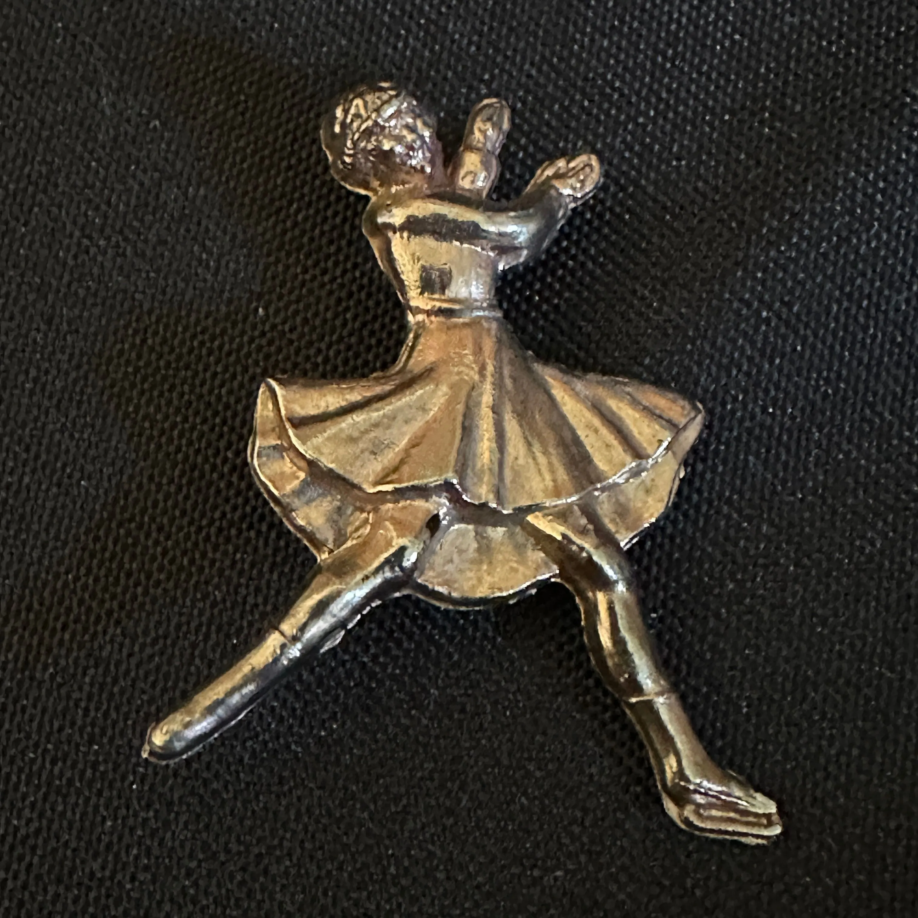 Product image for Copper Skater Girl Brooch