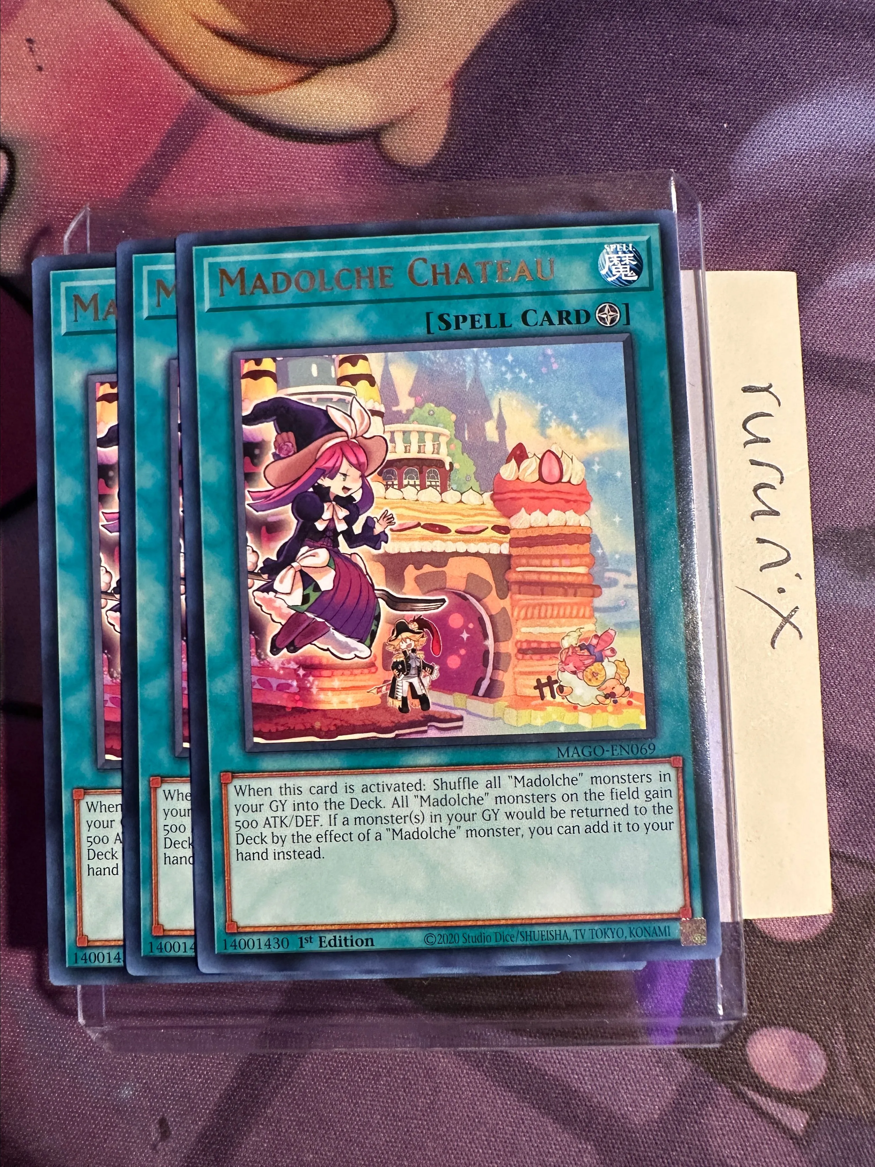 3x Yugioh Madolche Chateau MAGO-EN069 Rare Maximum Gold (MAGO)  Whatnot:  Shop, Sell, Connect