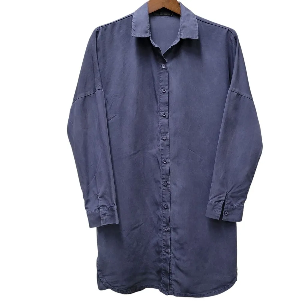 Product image for Blaque Label Women's Long-Sleeves Shirt Dress Navy Size XS Excellent Condition