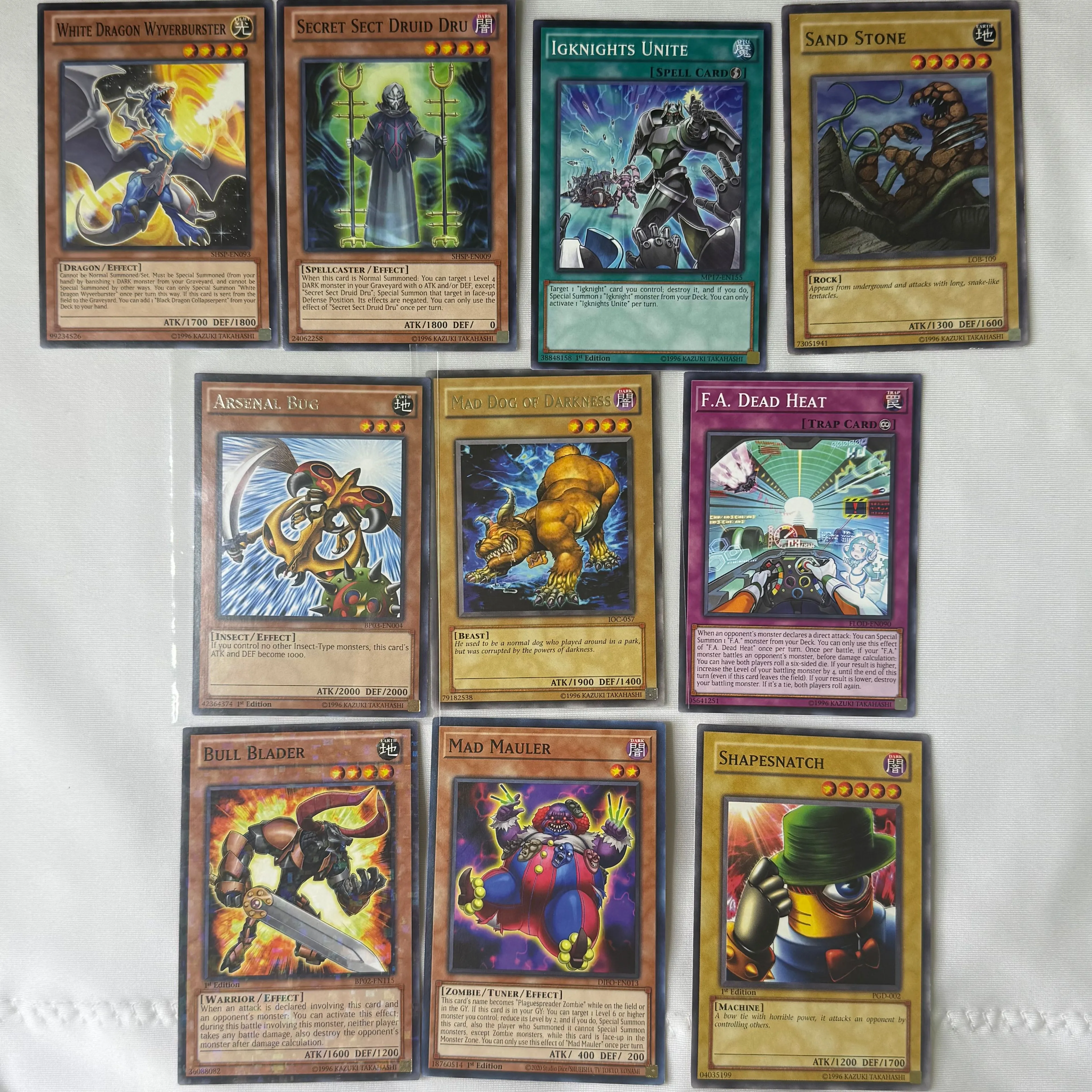 Product image for 24. Yu-Gi-Oh card lot (10 cards)