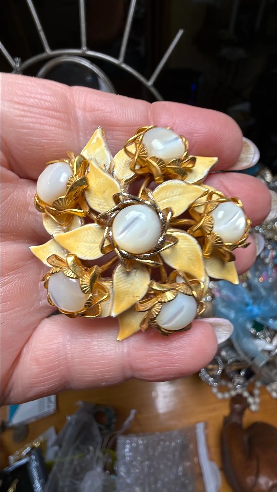 Product image for HAR MOP brooch RARE