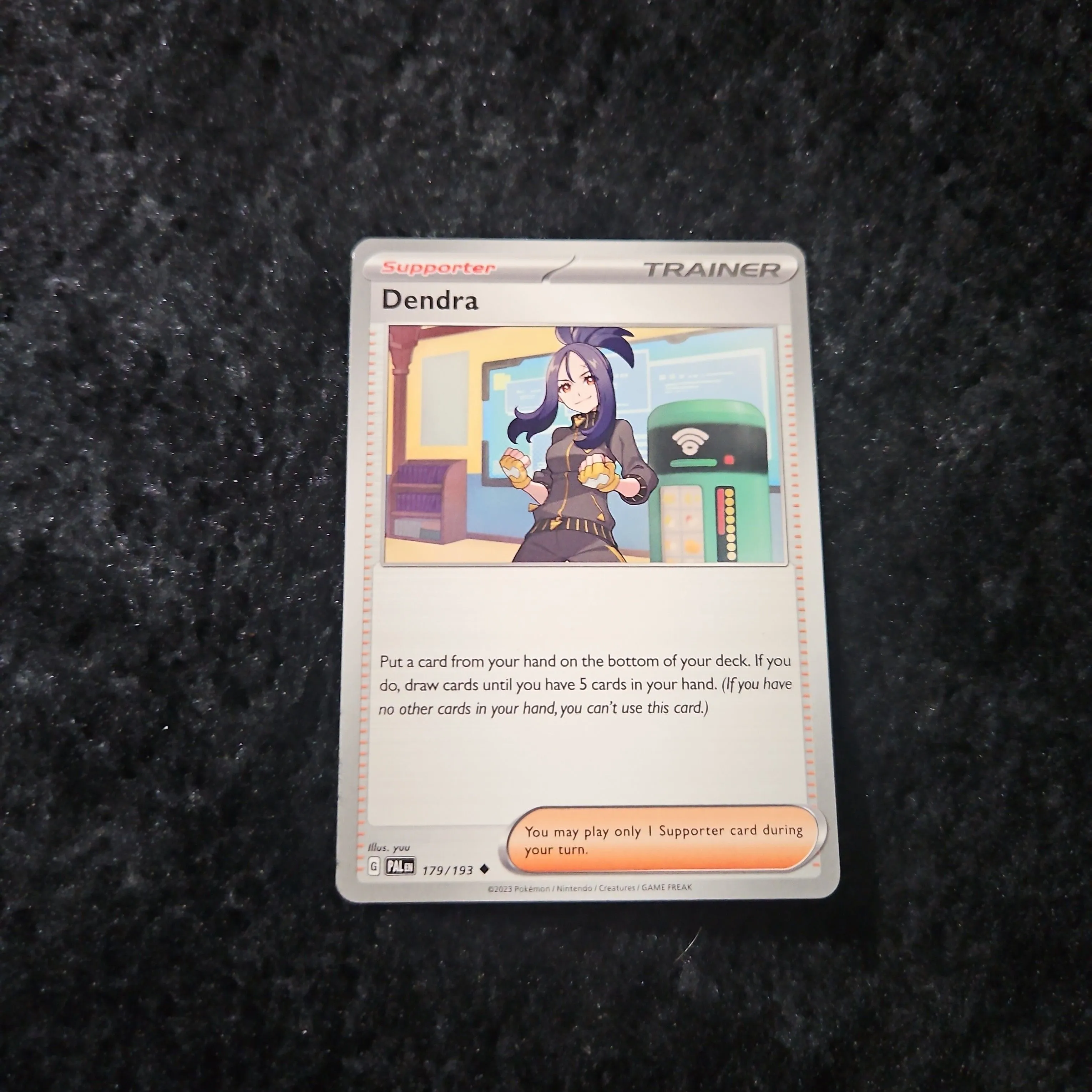 Dendra #179 - Paldea Evolved - Supporter, Trainer - 2024 - Pokmon   Whatnot: Shop, Sell, Connect